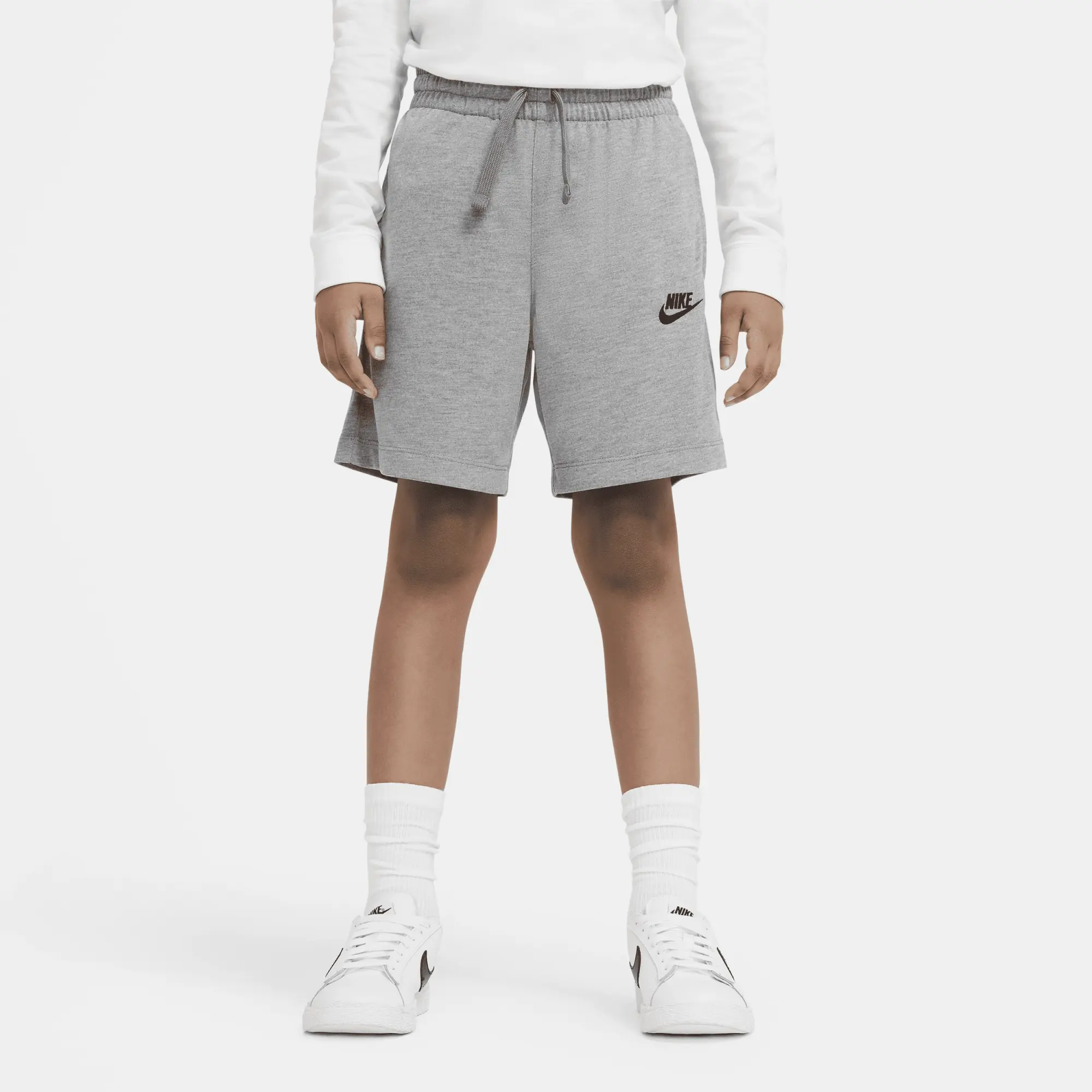 Grey nike shorts junior online