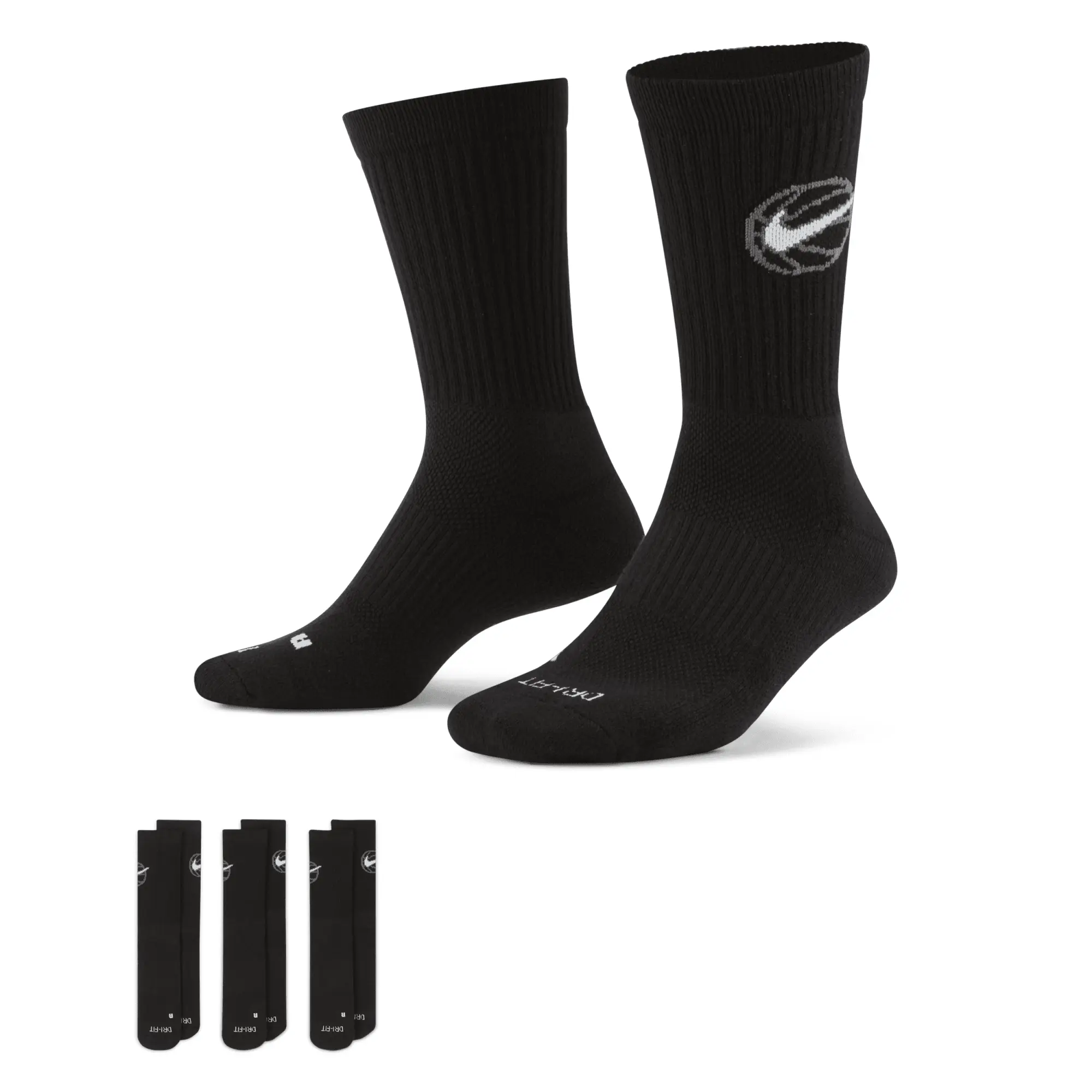 Black basketball socks best sale