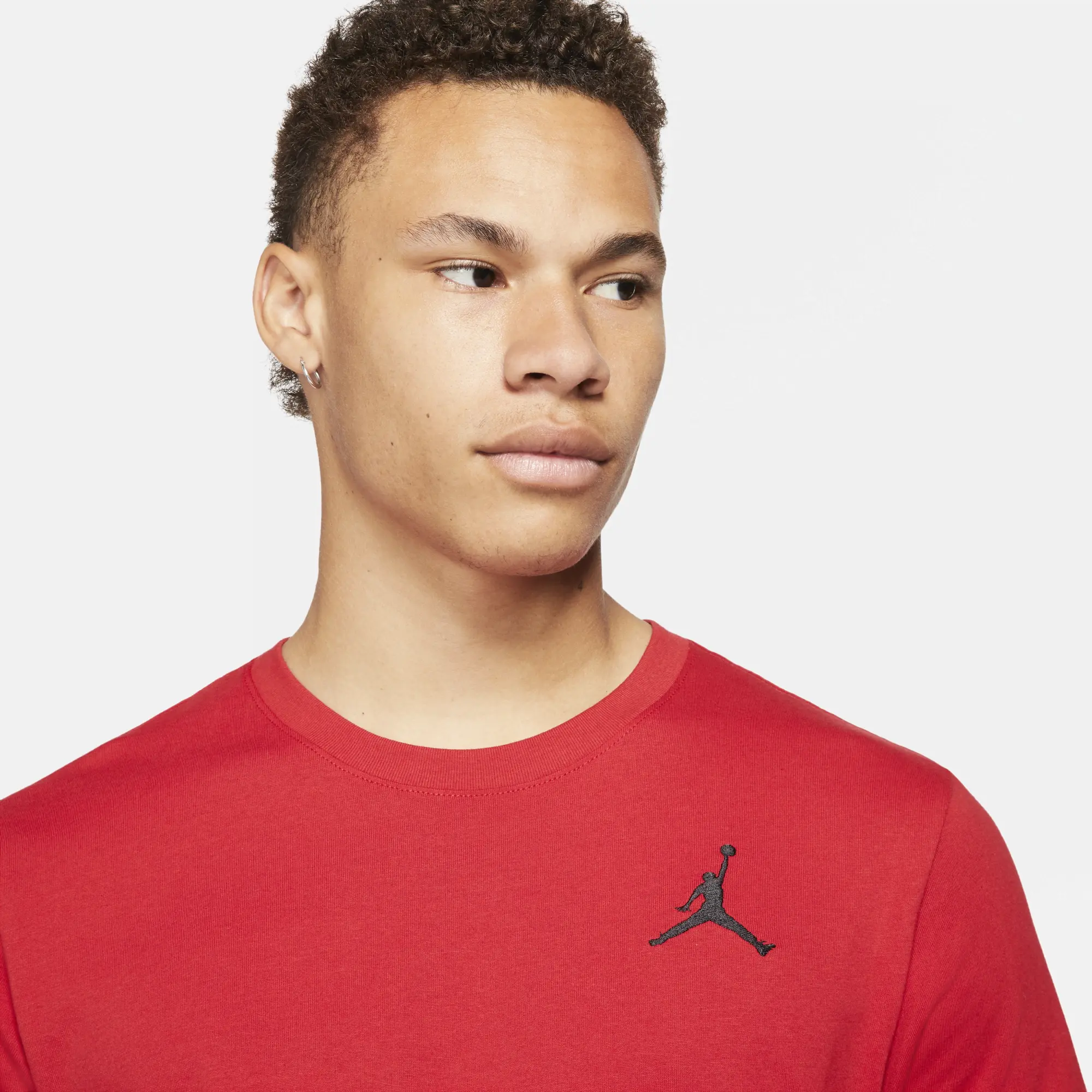 Nike Jordan Jumpman Men's Short-Sleeve T-Shirt - Red - Cotton