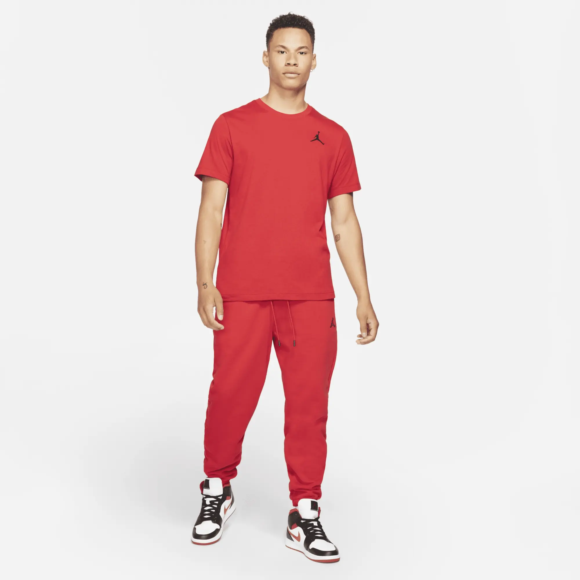 Nike Jordan Jumpman Men's Short-Sleeve T-Shirt - Red - Cotton