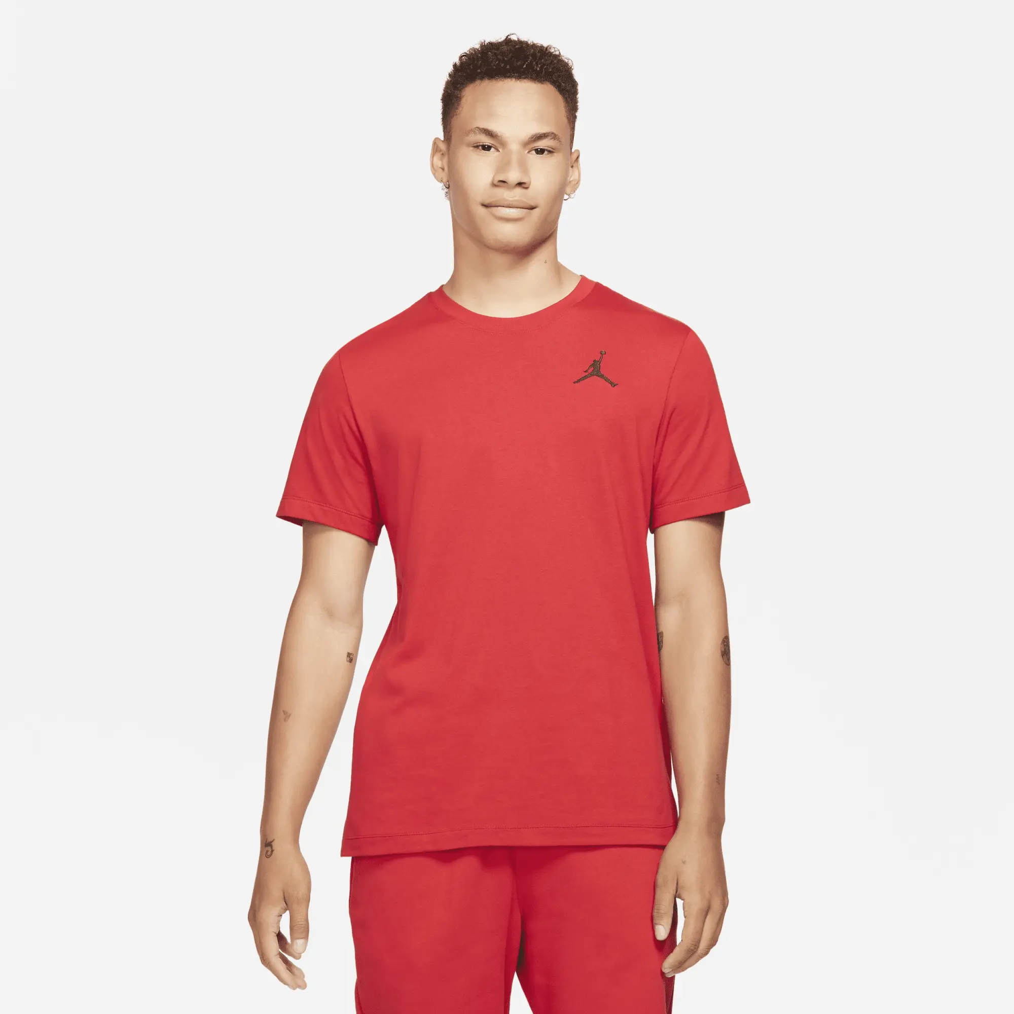 Nike Jordan Jumpman Men's Short-Sleeve T-Shirt - Red - Cotton