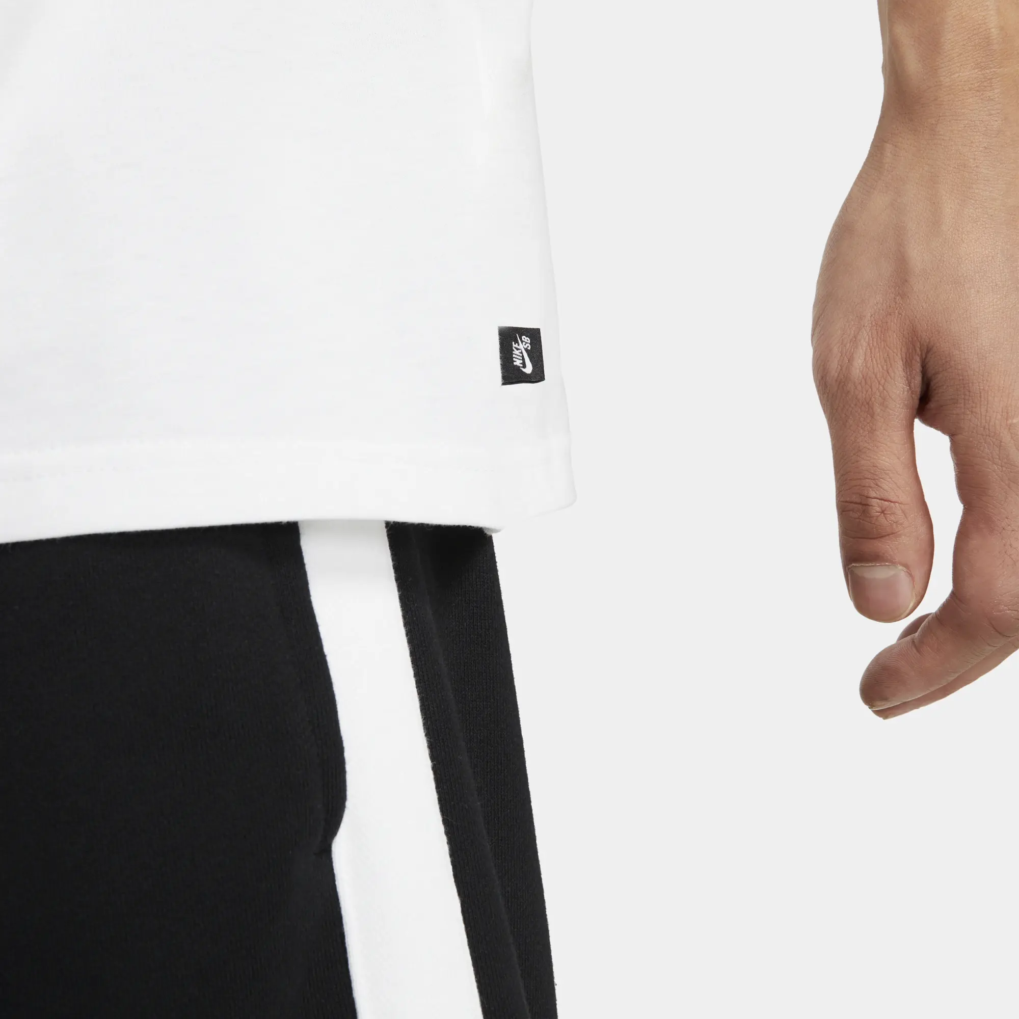 Nike SB Logo Skate T-Shirt - White - Cotton/Polyester
