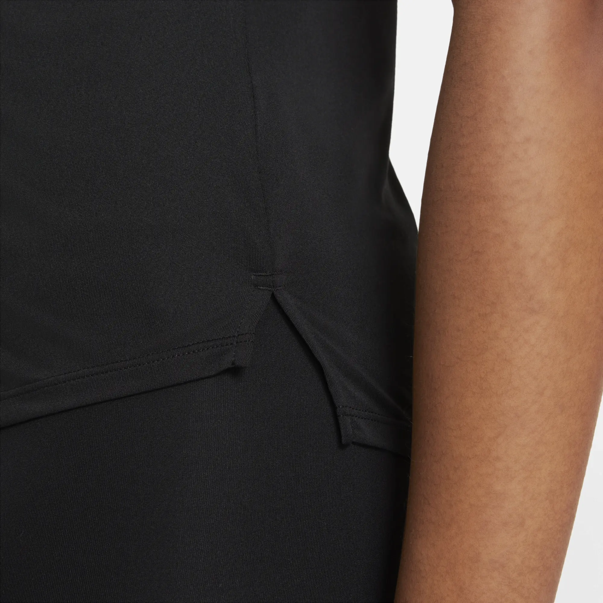 Nike Dri-FIT One Elastika Women's Standard Fit Tank Top - Black - Polyester