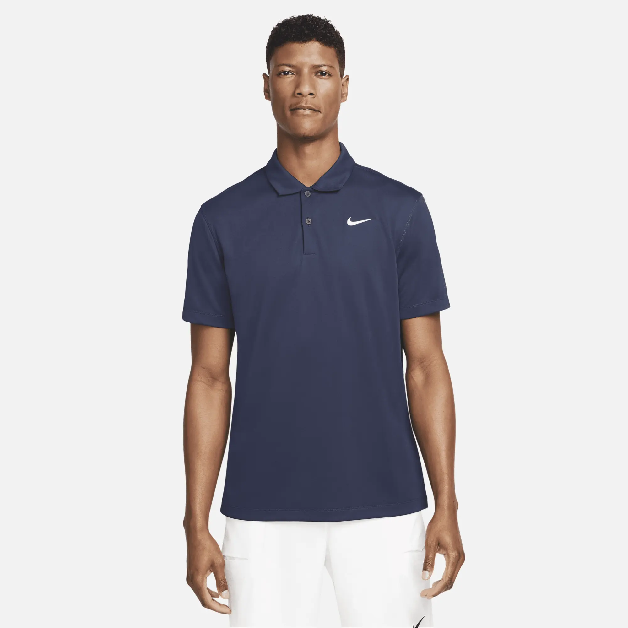 Nike Dri-Fit Solid Polo Men - Dark Blue