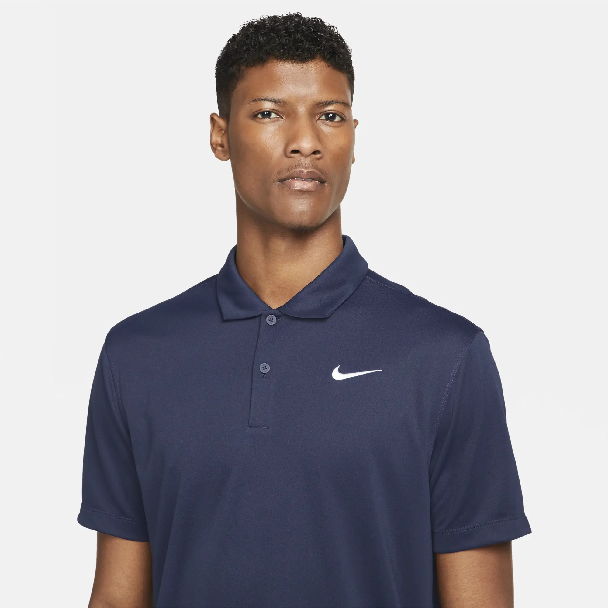 Nike Dri-Fit Solid Polo Men - Dark Blue