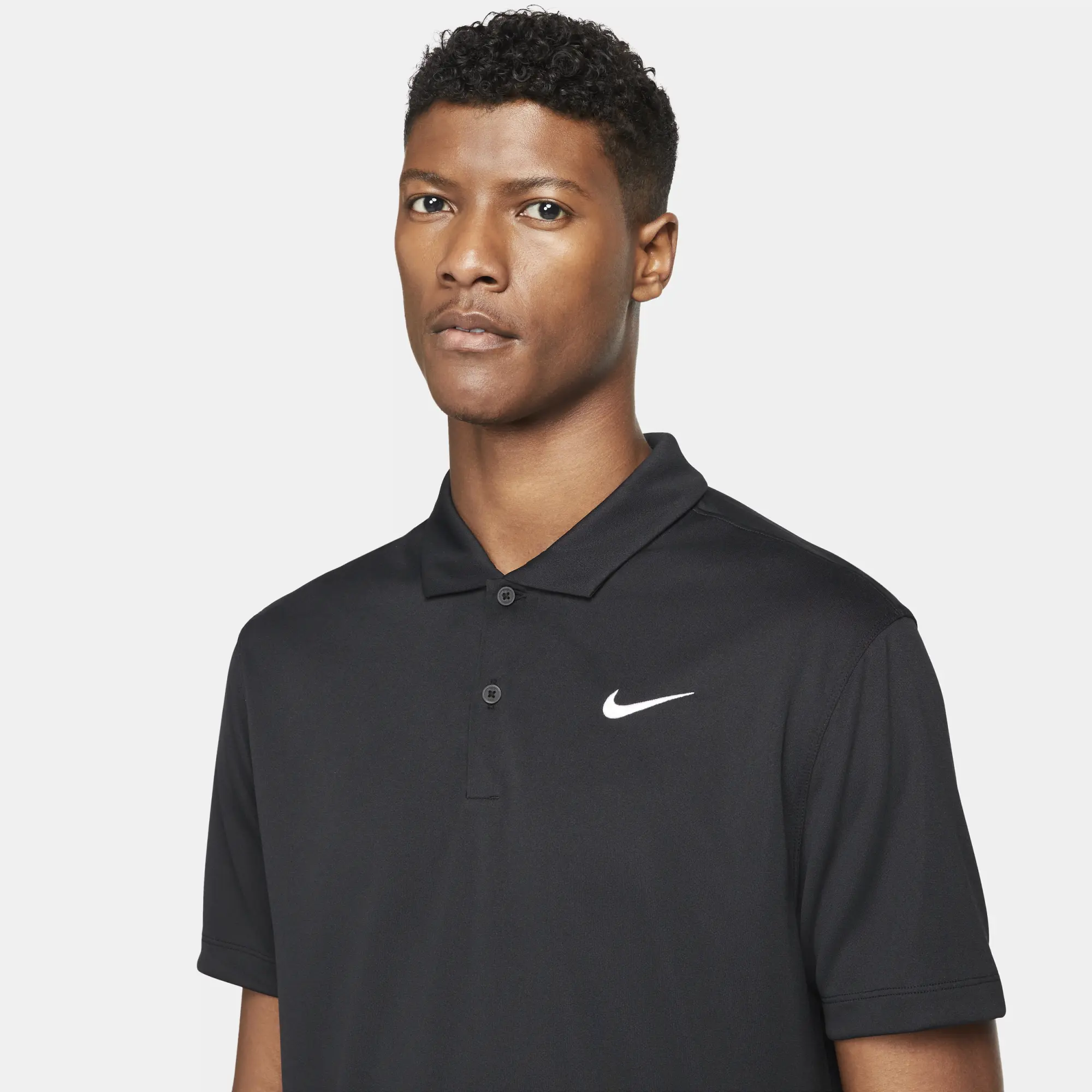 Nike Dri-Fit Solid Polo Men - Black