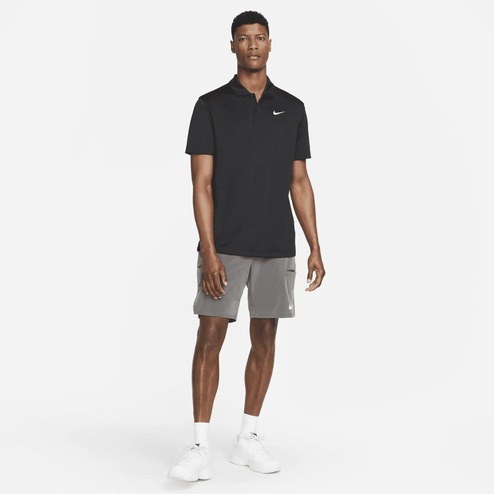 Nike Dri-Fit Solid Polo Men - Black