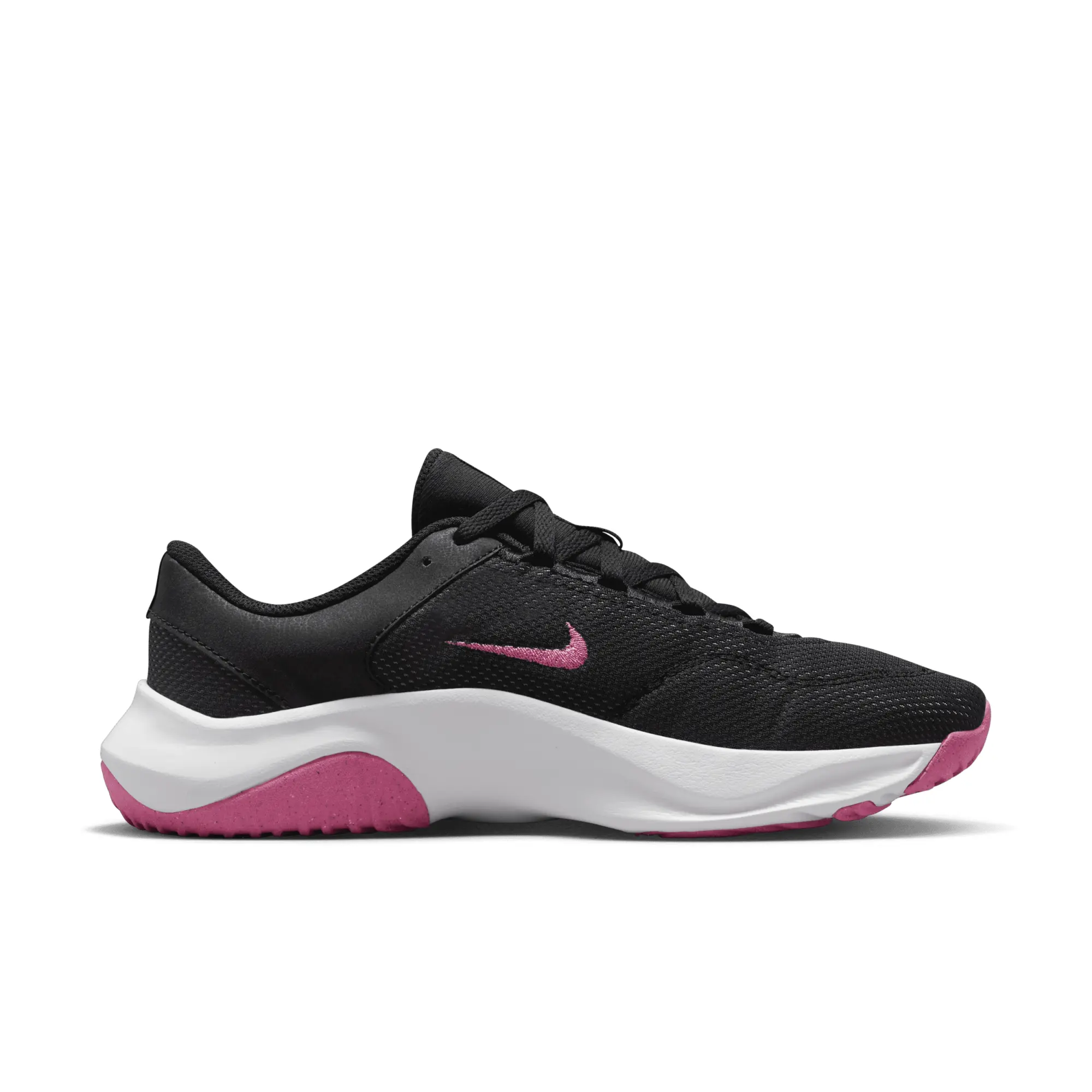 Nike Traning Legend Essential 3 Nn Trainers In Black And Pink