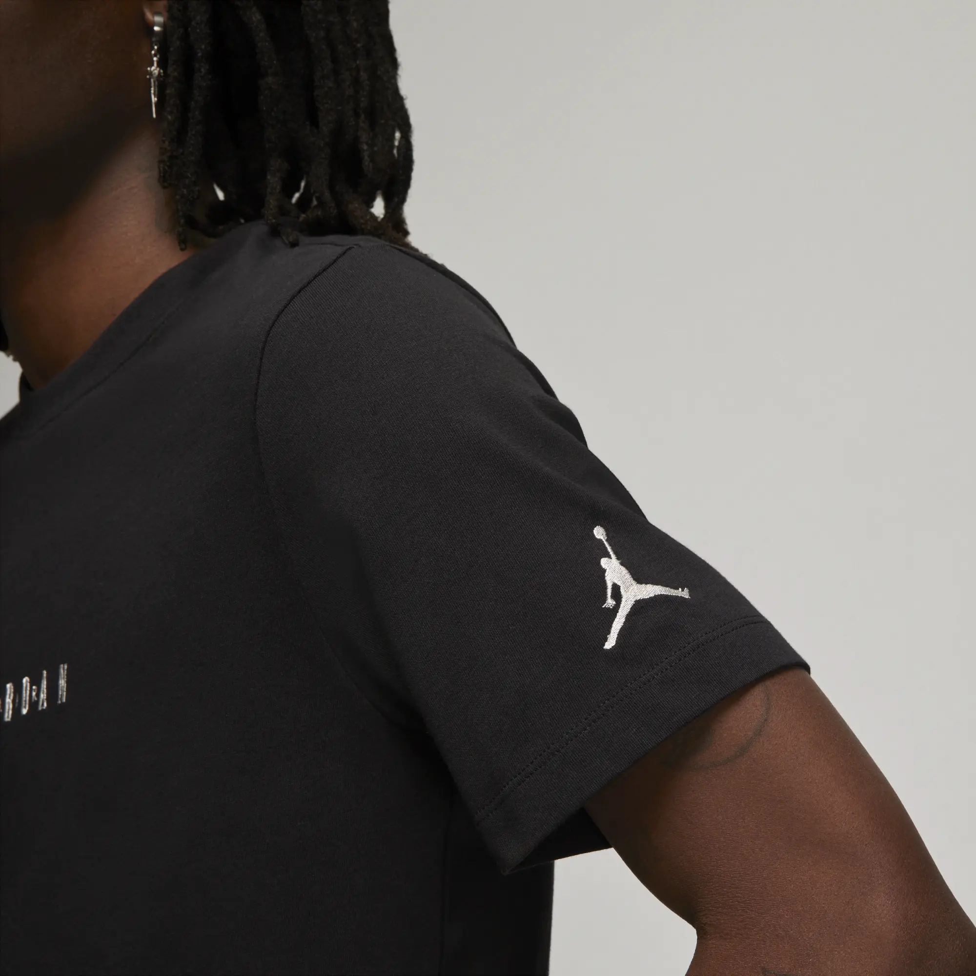 Nike Jordan T-Shirt Jordan Air Men's T-Shirt Black/ Sail/ Sail L