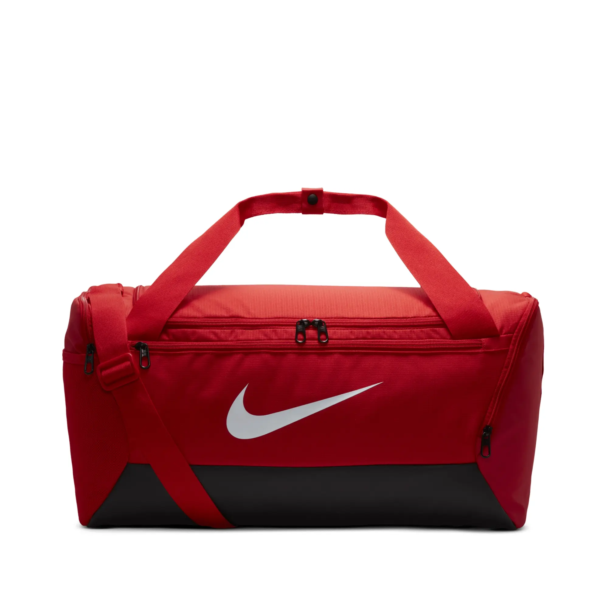 Nike Brasilia 9.5 Training Duffel Bag (Small, 41L) - Red - Recycled Polyester Minimum