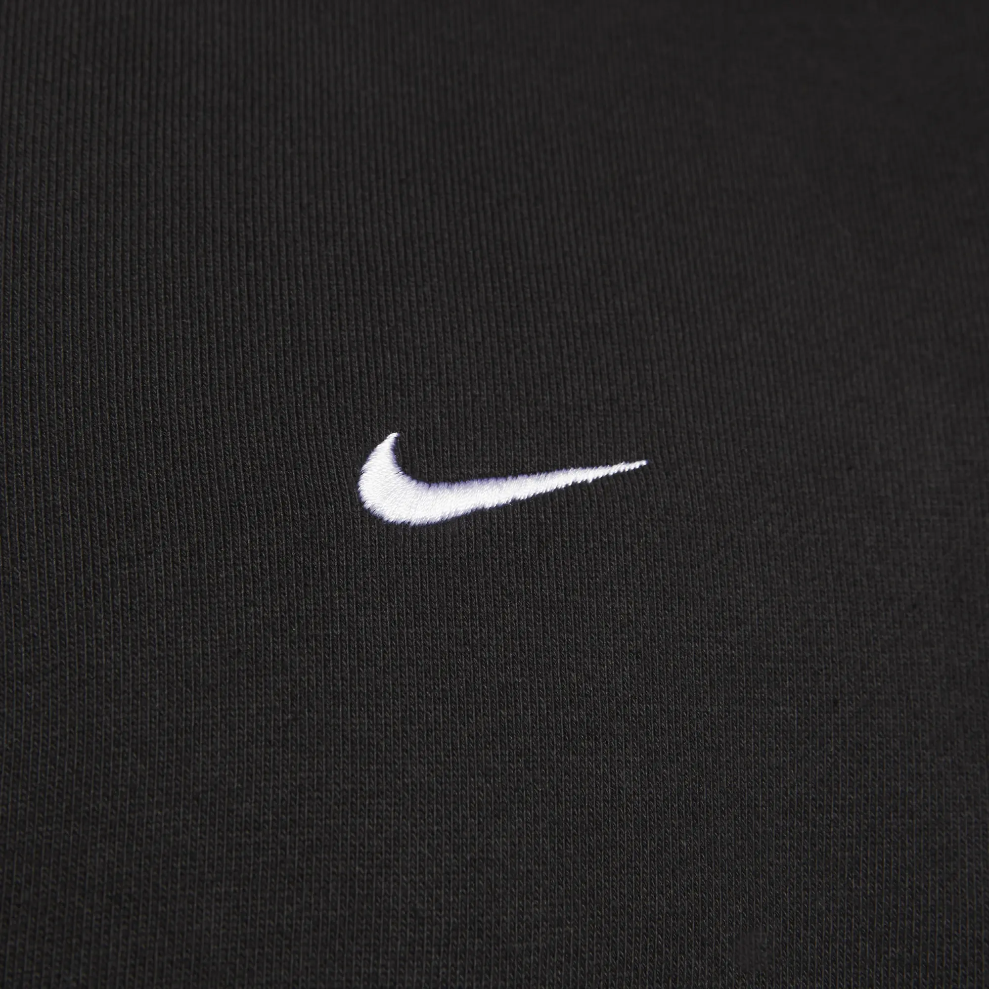 Nike Solo Swoosh Men's 1/4-Zip Top - Black - Fleece