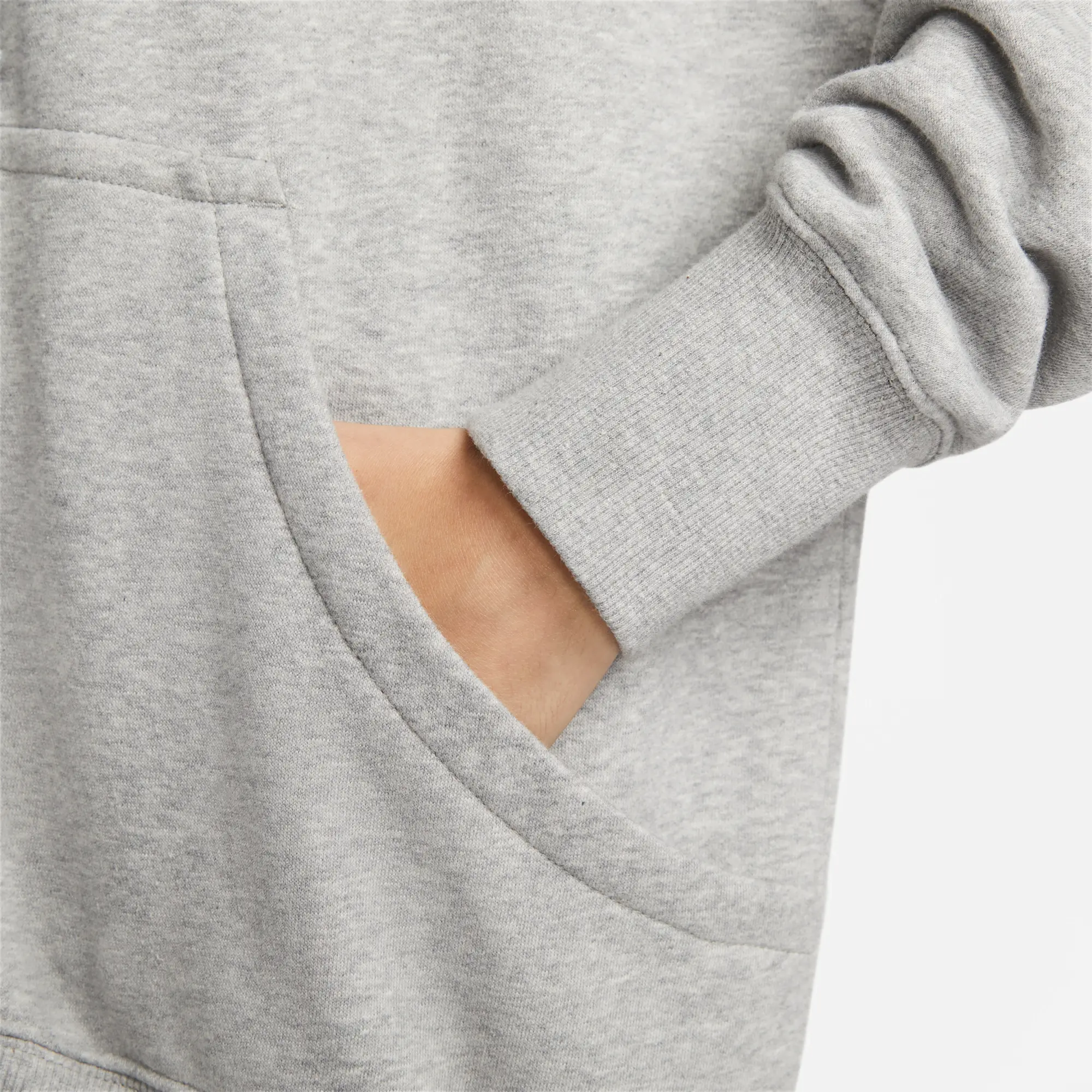 Nike Sportswear Phoenix Fleece Women's Oversized Full-Zip Hoodie - Grey - Cotton/Polyester