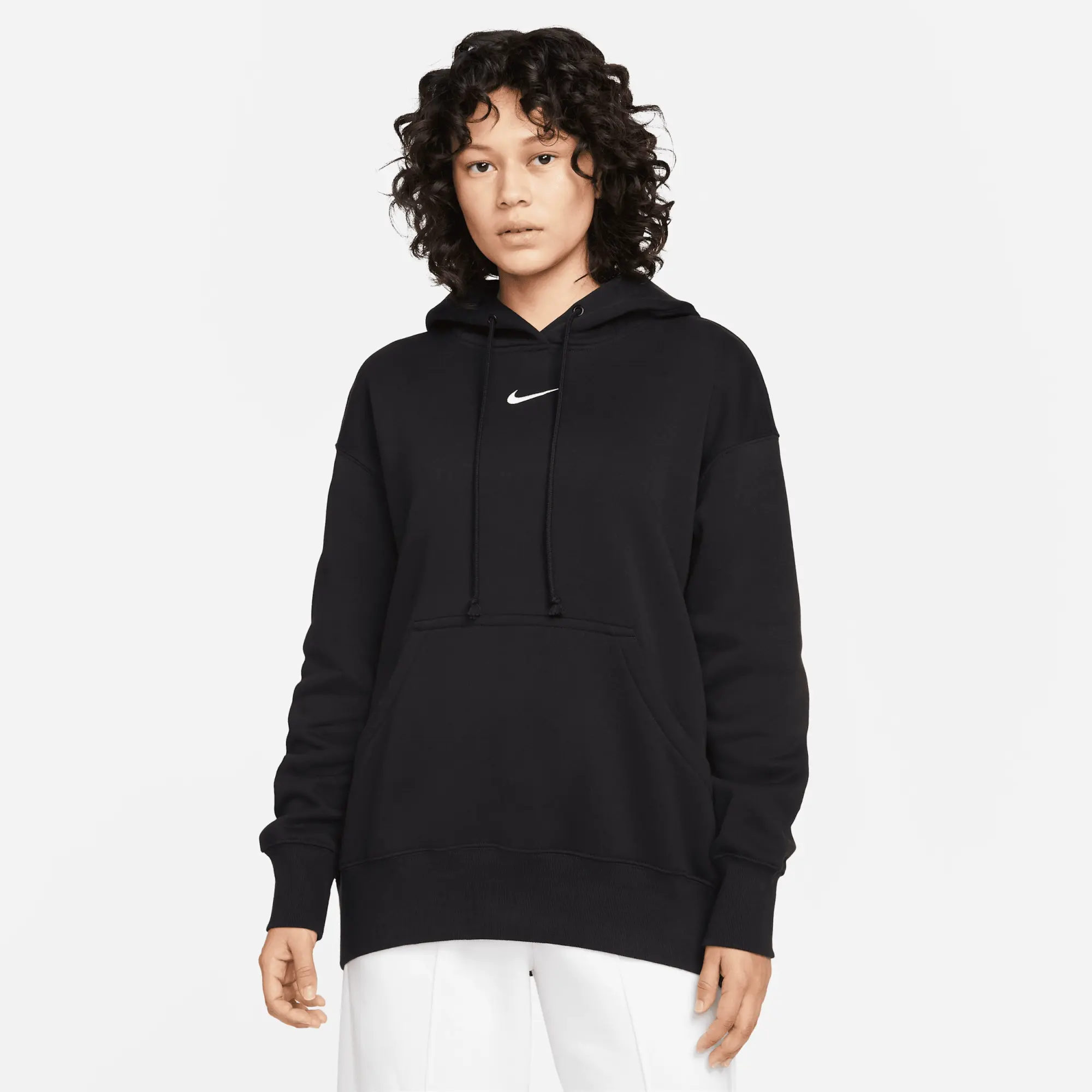 Nike Sportswear Phoenix Fleece Women's Oversized Pullover Hoodie - Black - Cotton/Polyester