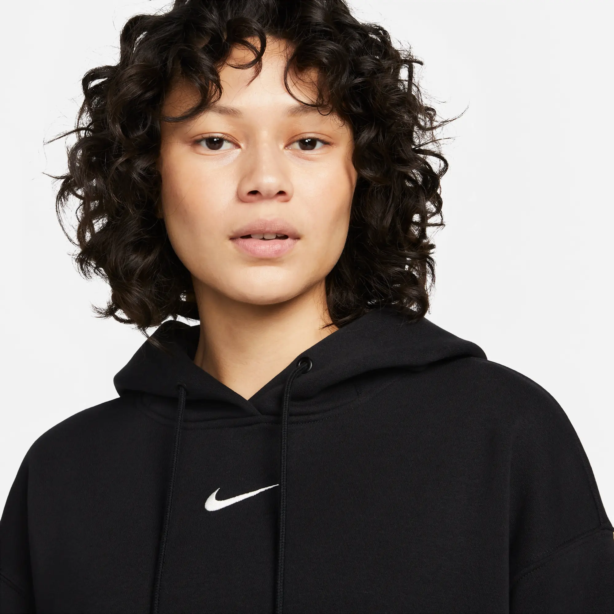 Nike Sportswear Phoenix Fleece Women's Oversized Pullover Hoodie - Black - Cotton/Polyester
