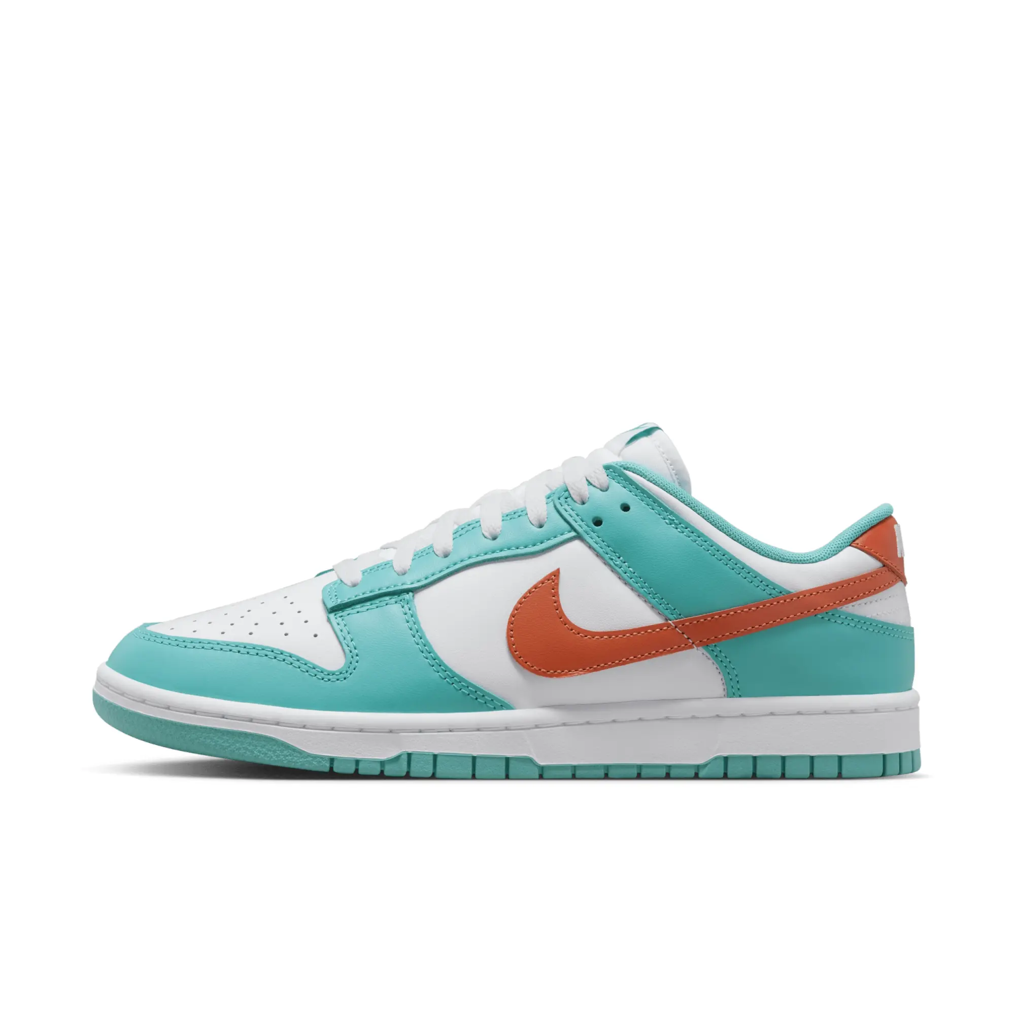 Nike Dunk Low Retro Trainers In White And Blue