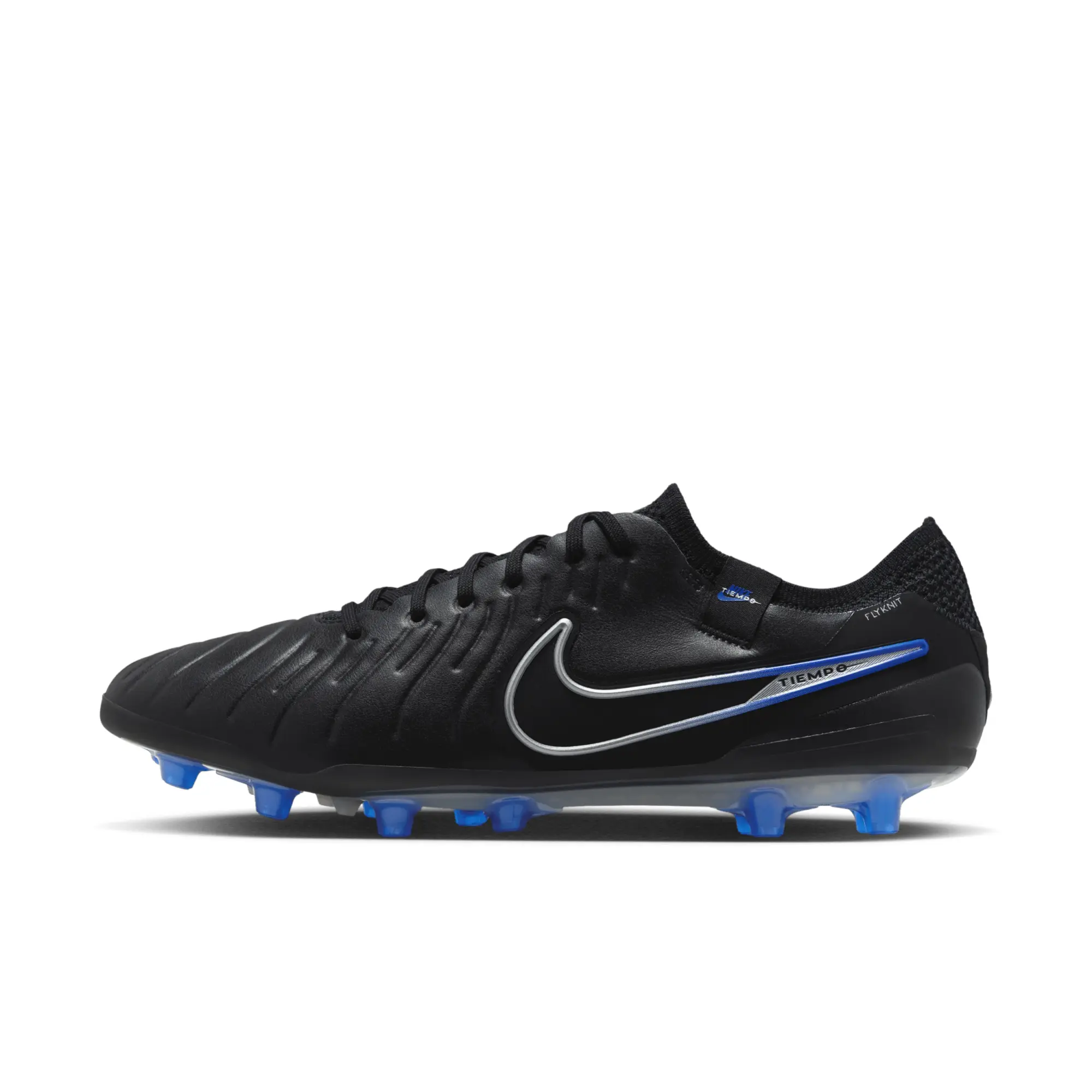 Nike Tiempo Legend 10 Elite Ag-Pro Shadow - Black/Chrome/Hyper Royal - ['Black']