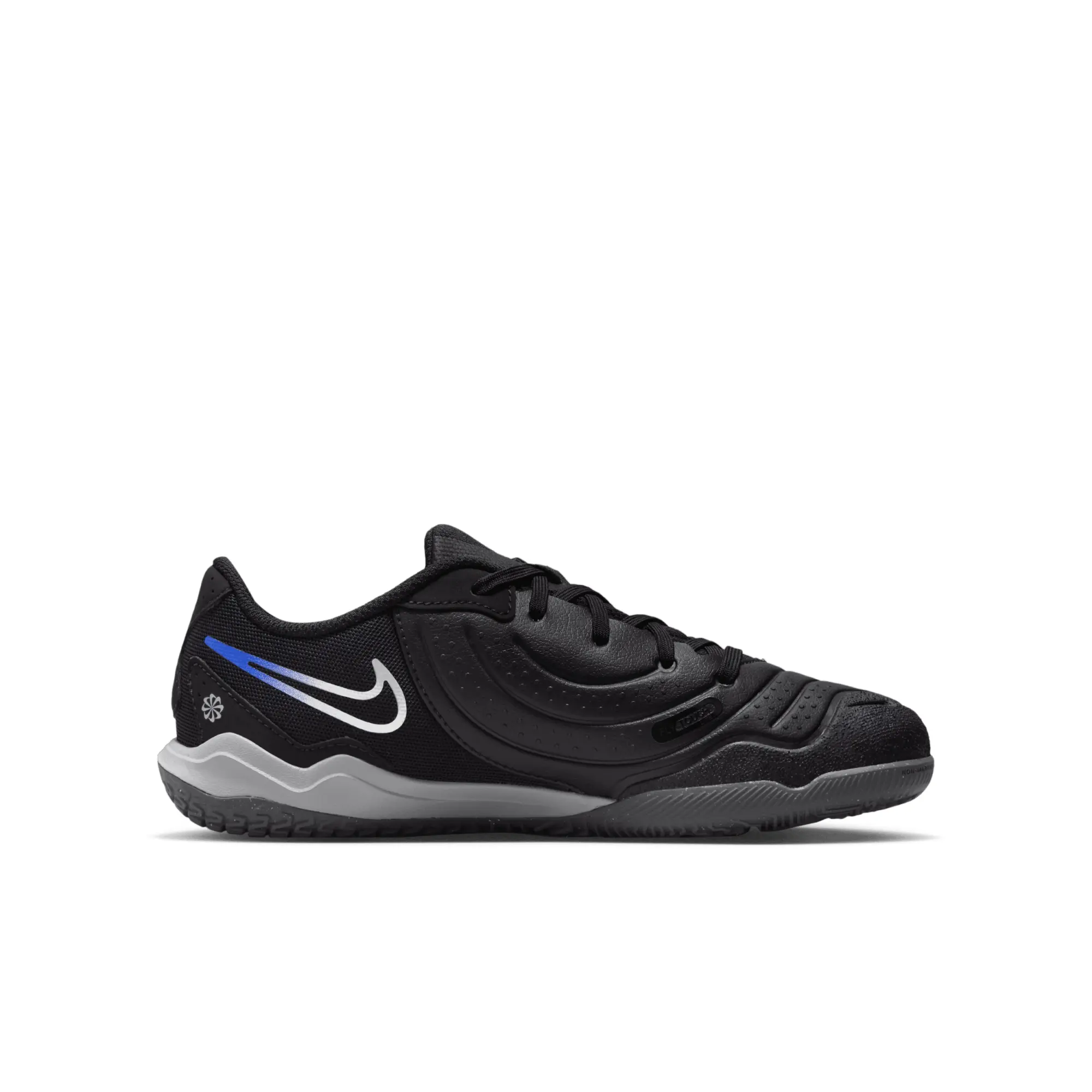 Nike Tiempo Legend 10 Academy Ic Shadow - Black/Chrome/Hyper Royal Kids - ['Black']