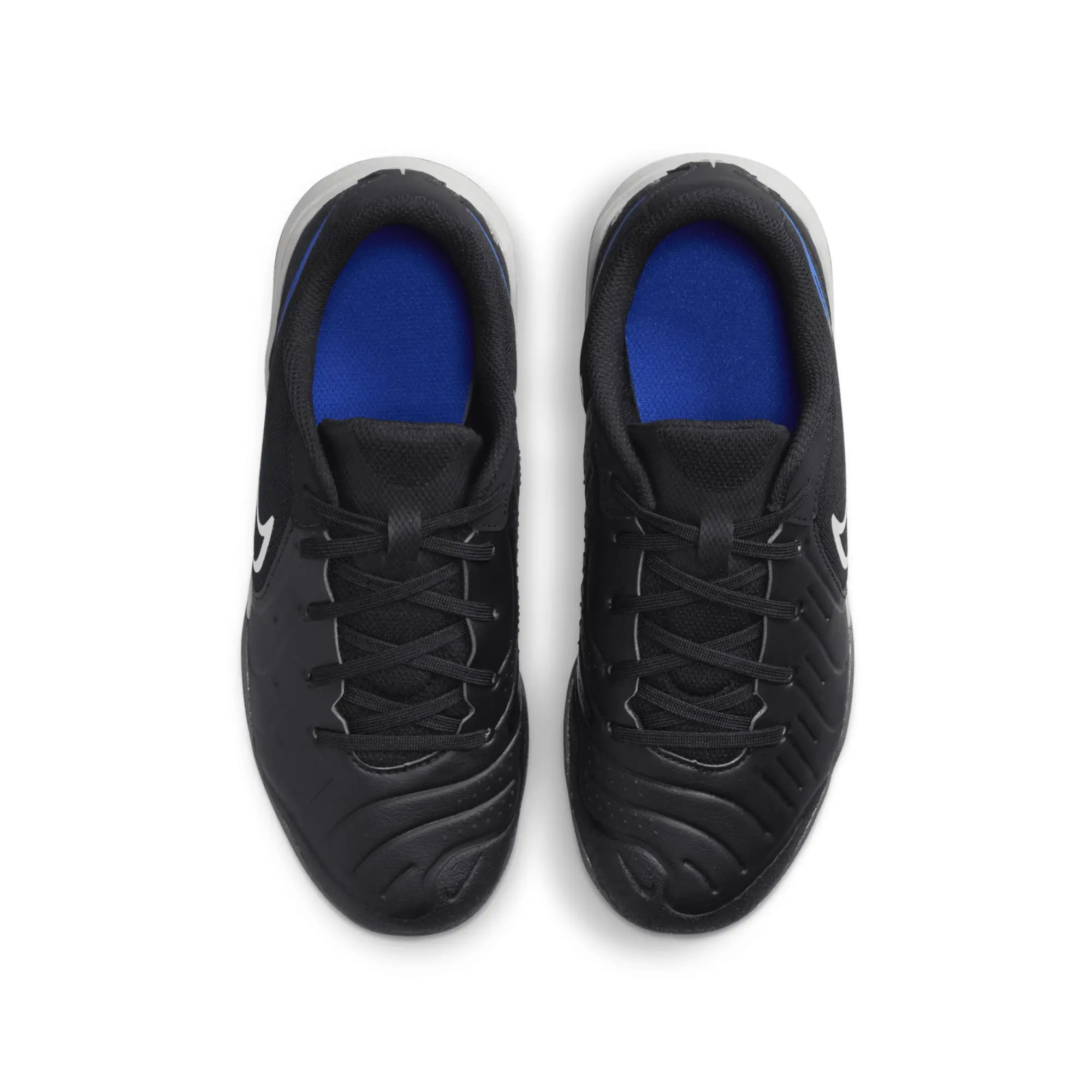 Nike Tiempo Legend 10 Academy Ic Shadow - Black/Chrome/Hyper Royal Kids - ['Black']