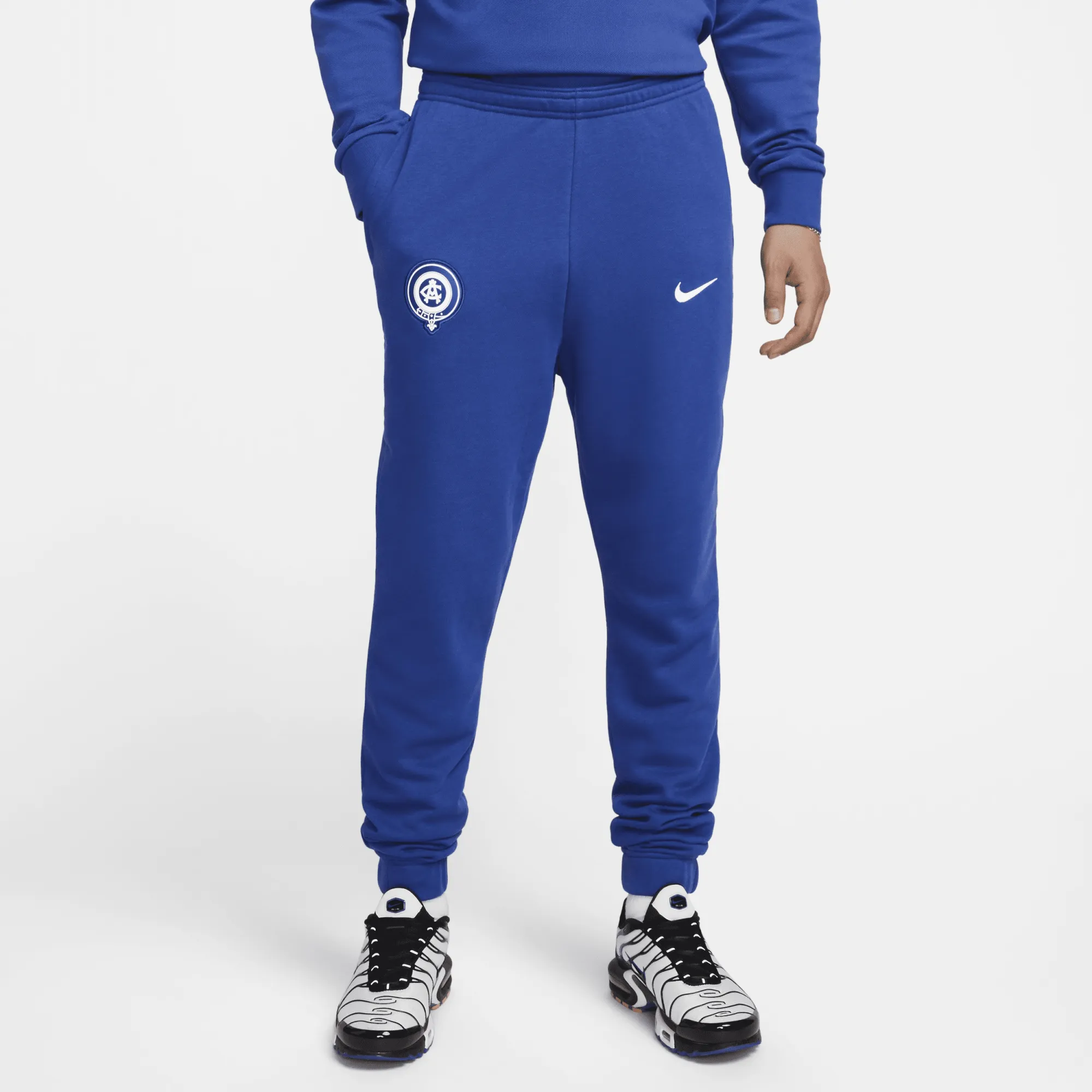 Atlético Madrid Men's Nike French Terry Trousers - Blue - Fleece