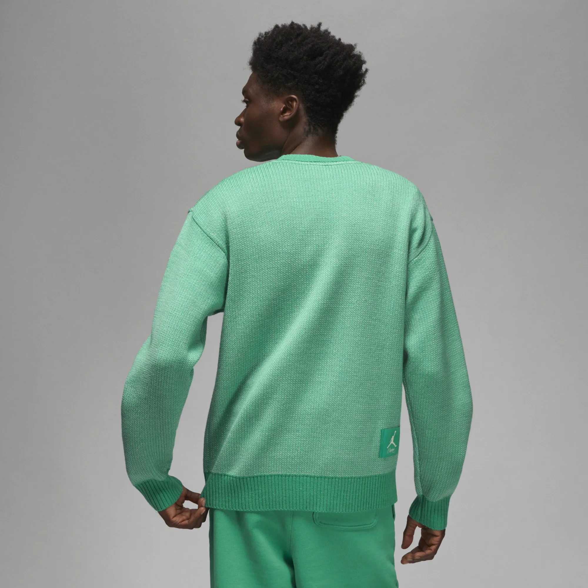Nike Jordan x Union Men's Jumper - Green - Wool/Polyester | DV7355
