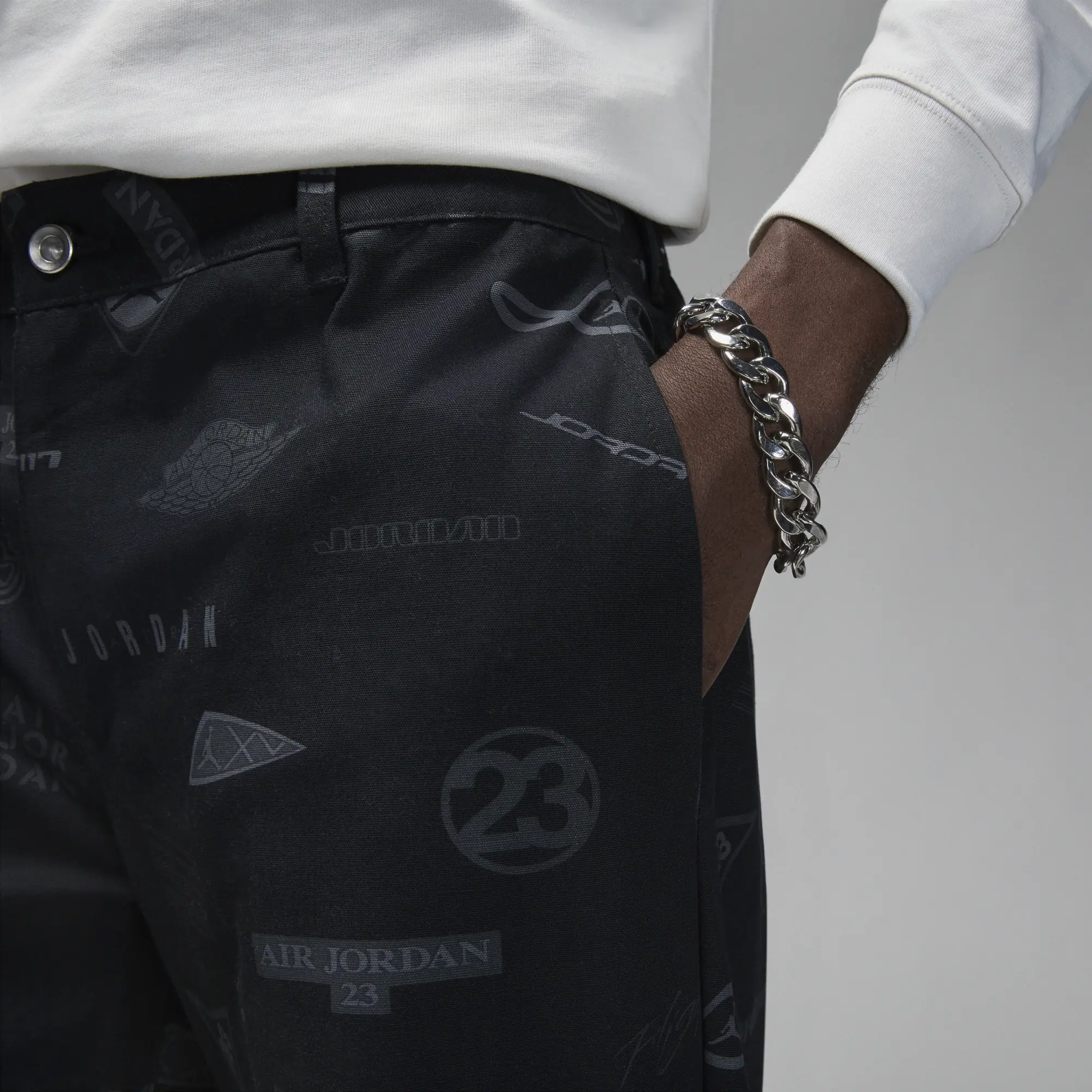 Nike Jordan Jordan Flight Heritage Woven Trousers, Black