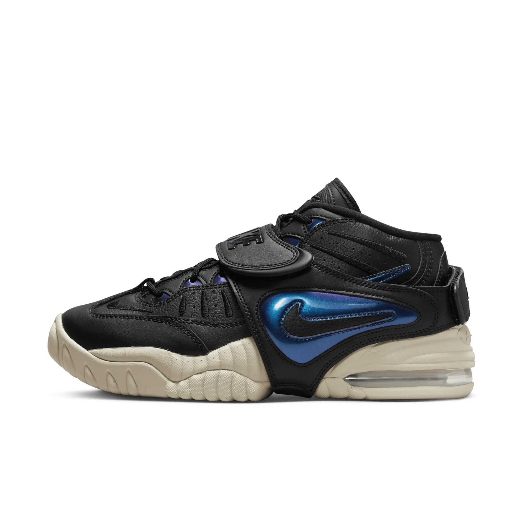 Nike Womens Air Adjust Force 2023 Sneaker - Black/Multi-Color-Sanddrift-Vivid Purple