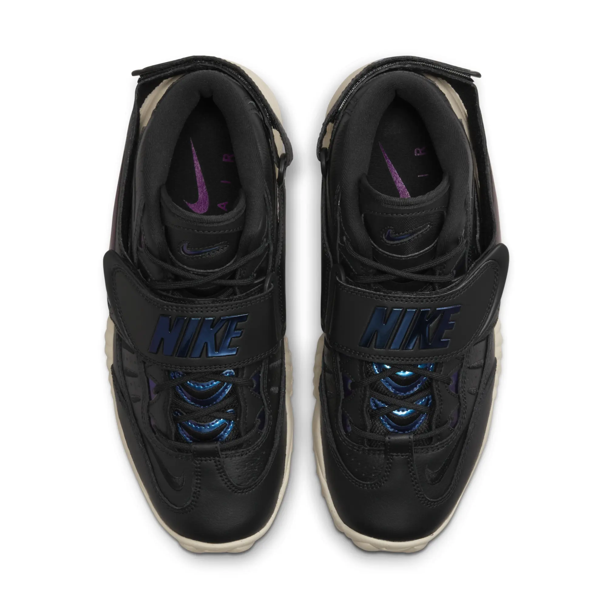 Nike Womens Air Adjust Force 2023 Sneaker - Black/Multi-Color-Sanddrift-Vivid Purple