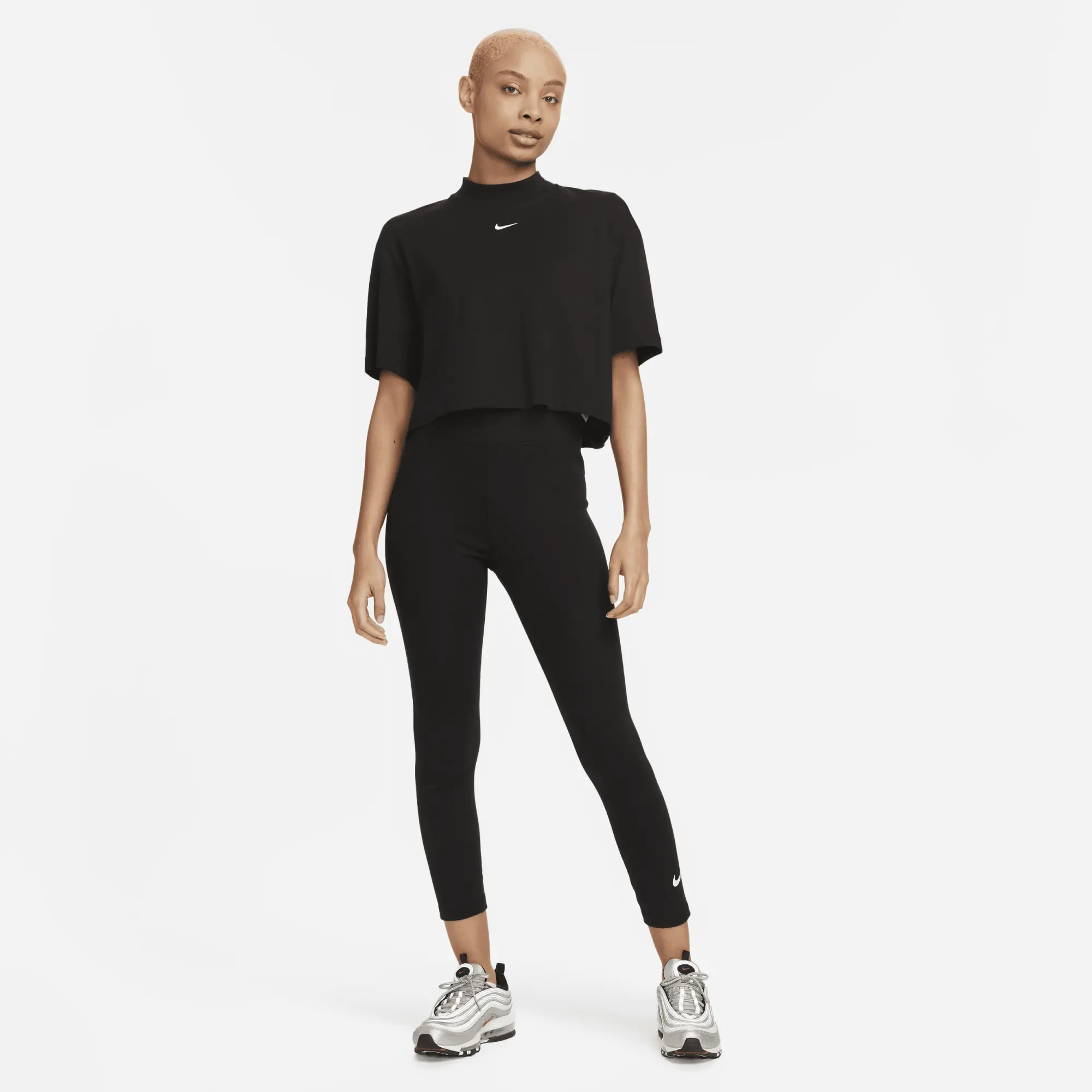 Nike Club Leggings - Black - Womens