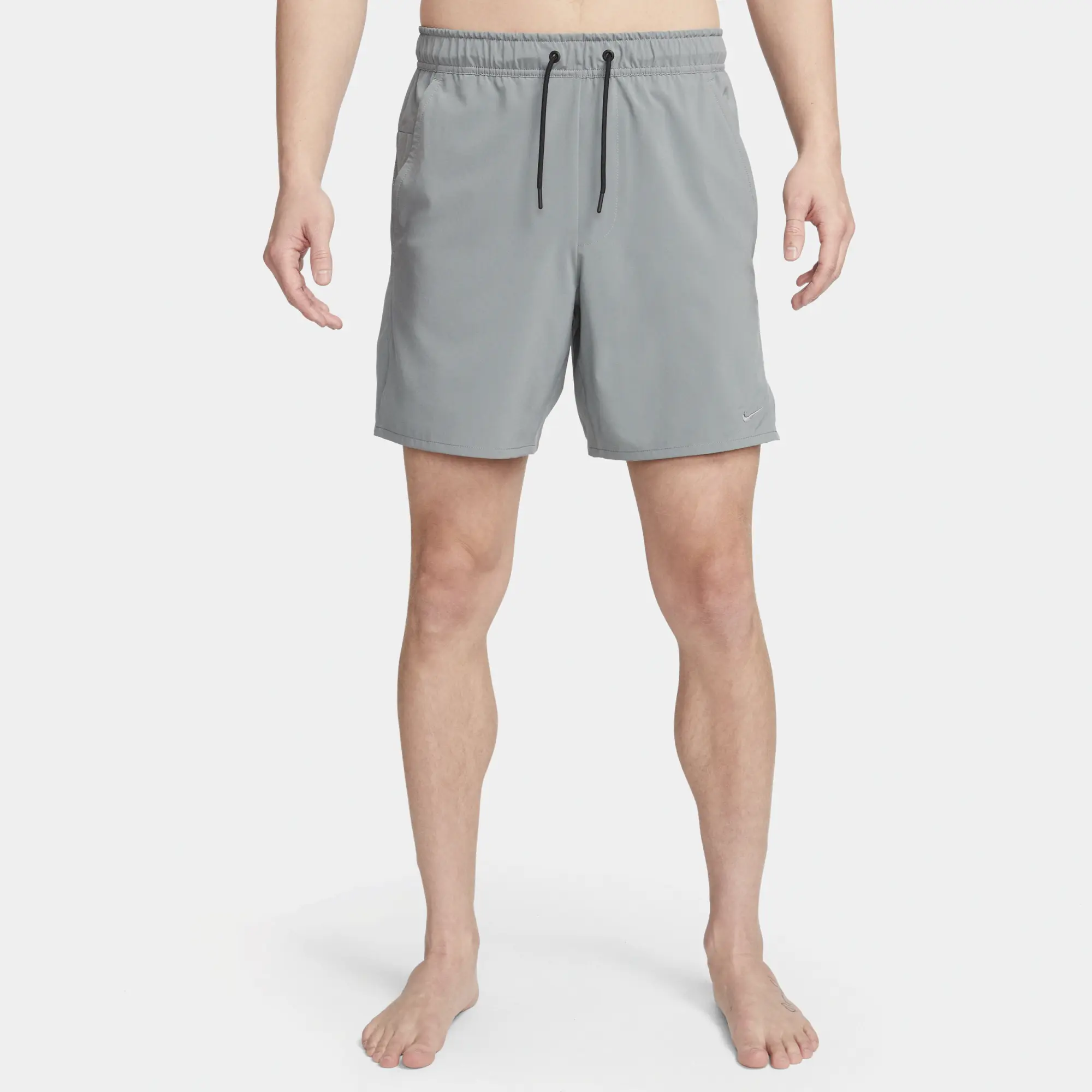 Nike Unlimited Men's Dri-FIT 18cm (approx.) Unlined Versatile Shorts - Grey - Polyester/Elastane