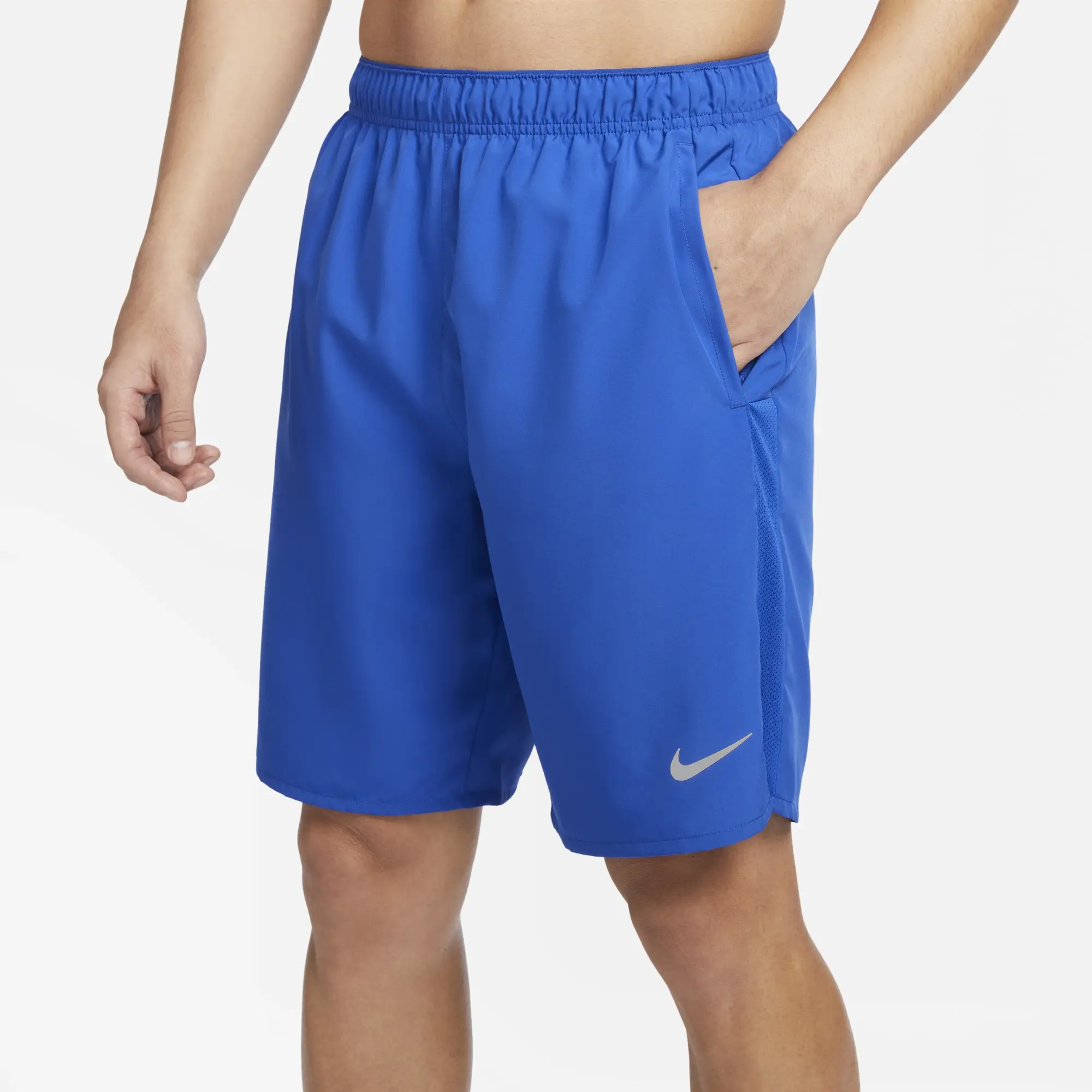 Nike Running Challenger Dri Fit 9 Inch Shorts In Blue Green DV9365 480 FOOTY.COM