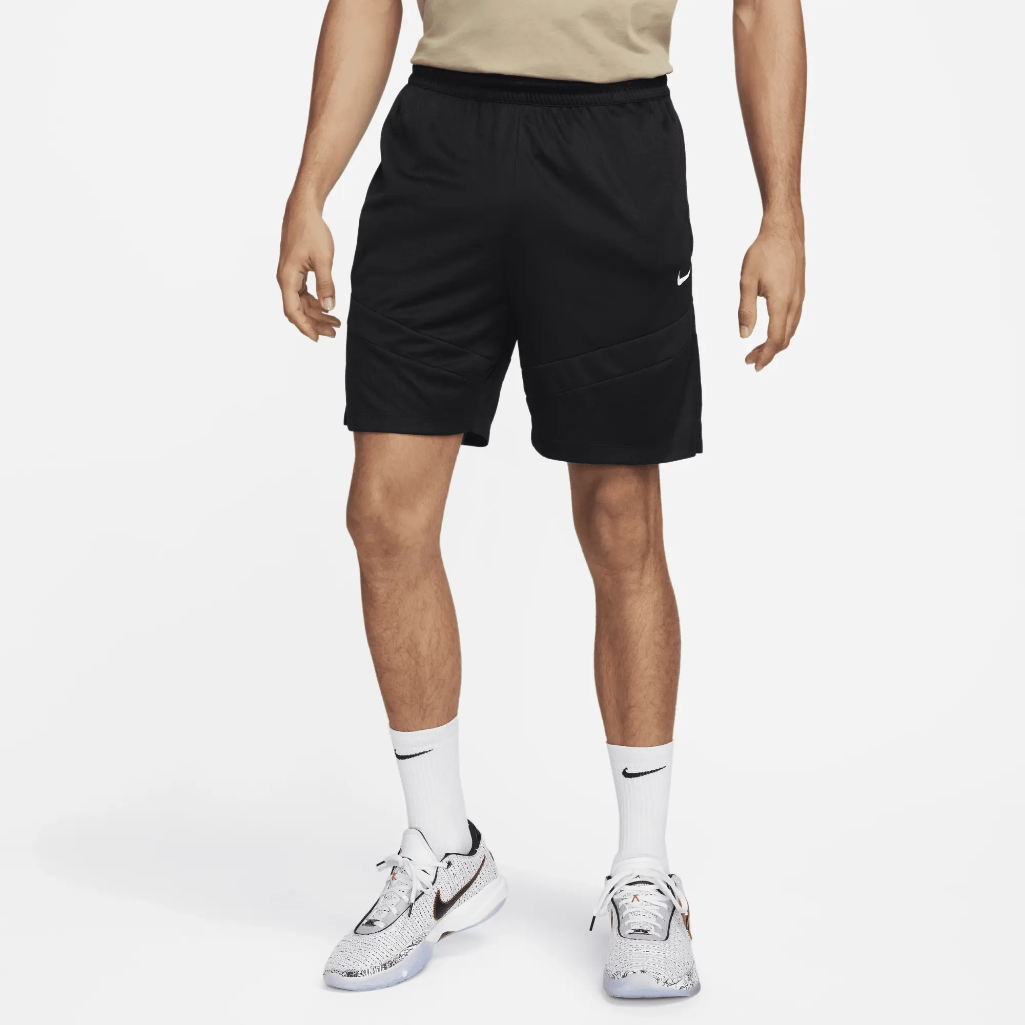 Nike Icon Men's Dri-FIT 20cm (approx.) Basketball Shorts - Black - Recycled Polyester Minimum