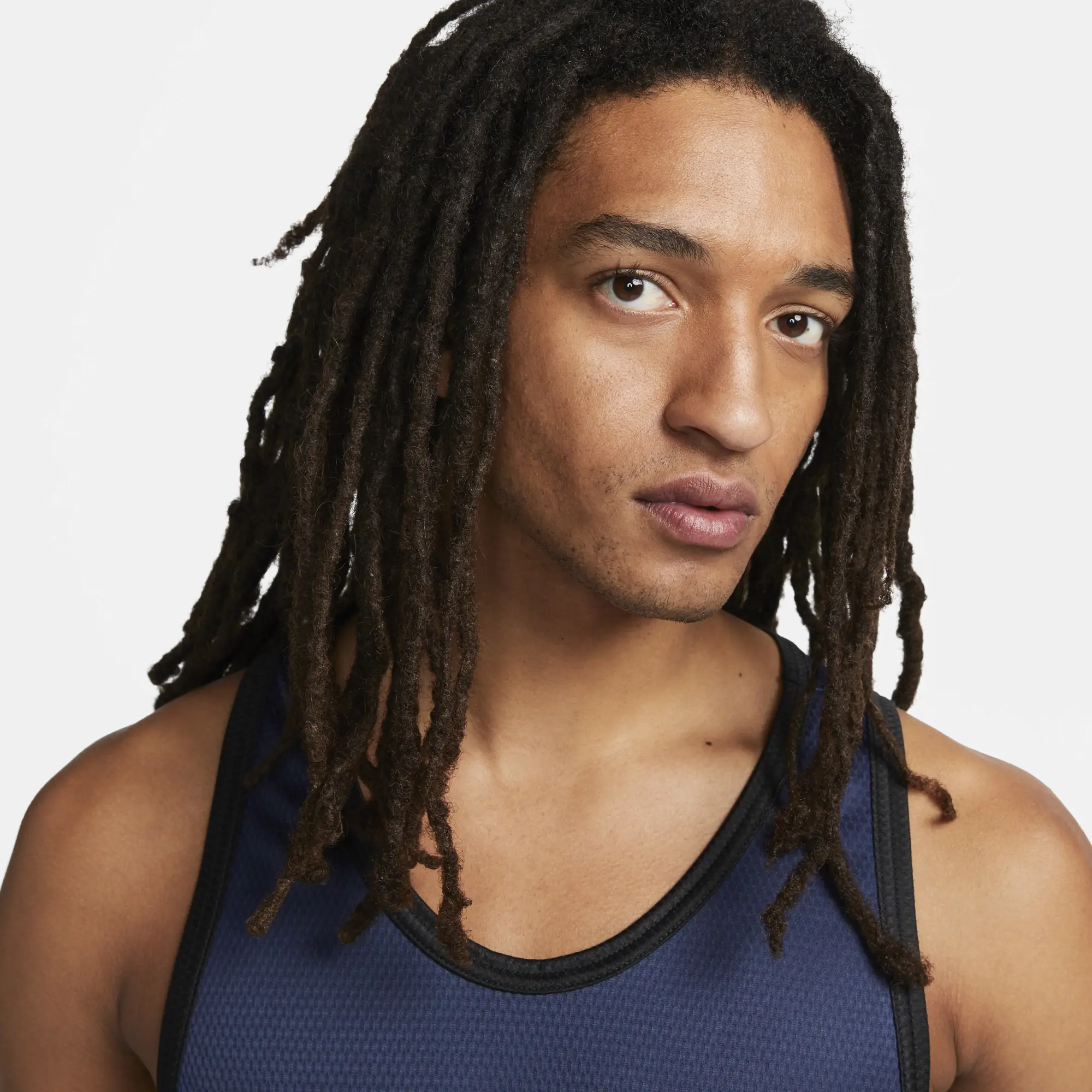Nike Icon Men's Dri-FIT Basketball Jersey - Blue - Recycled Polyester/ Recycled Polyester