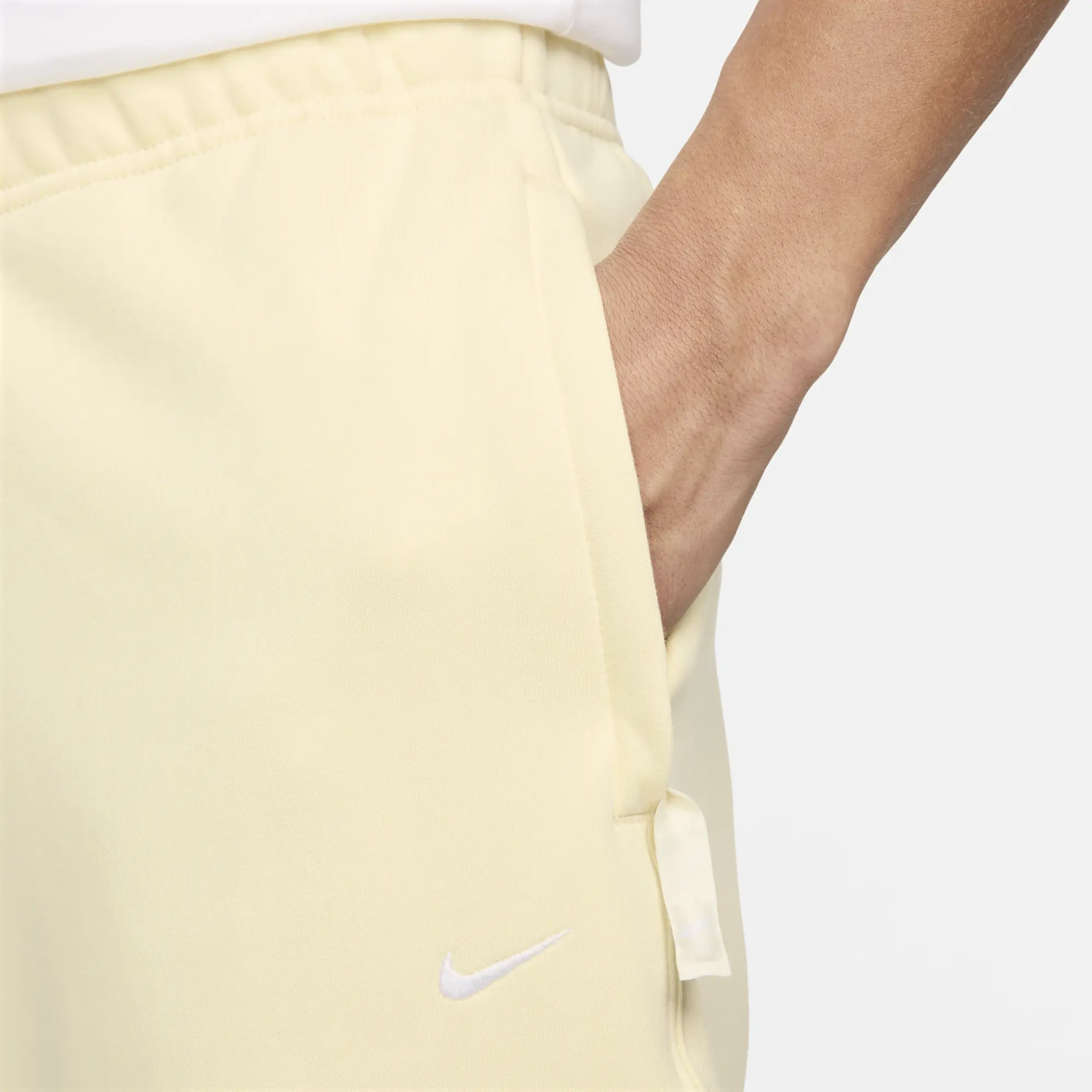 Nike Solo Swoosh Fleece Pants, Yellow