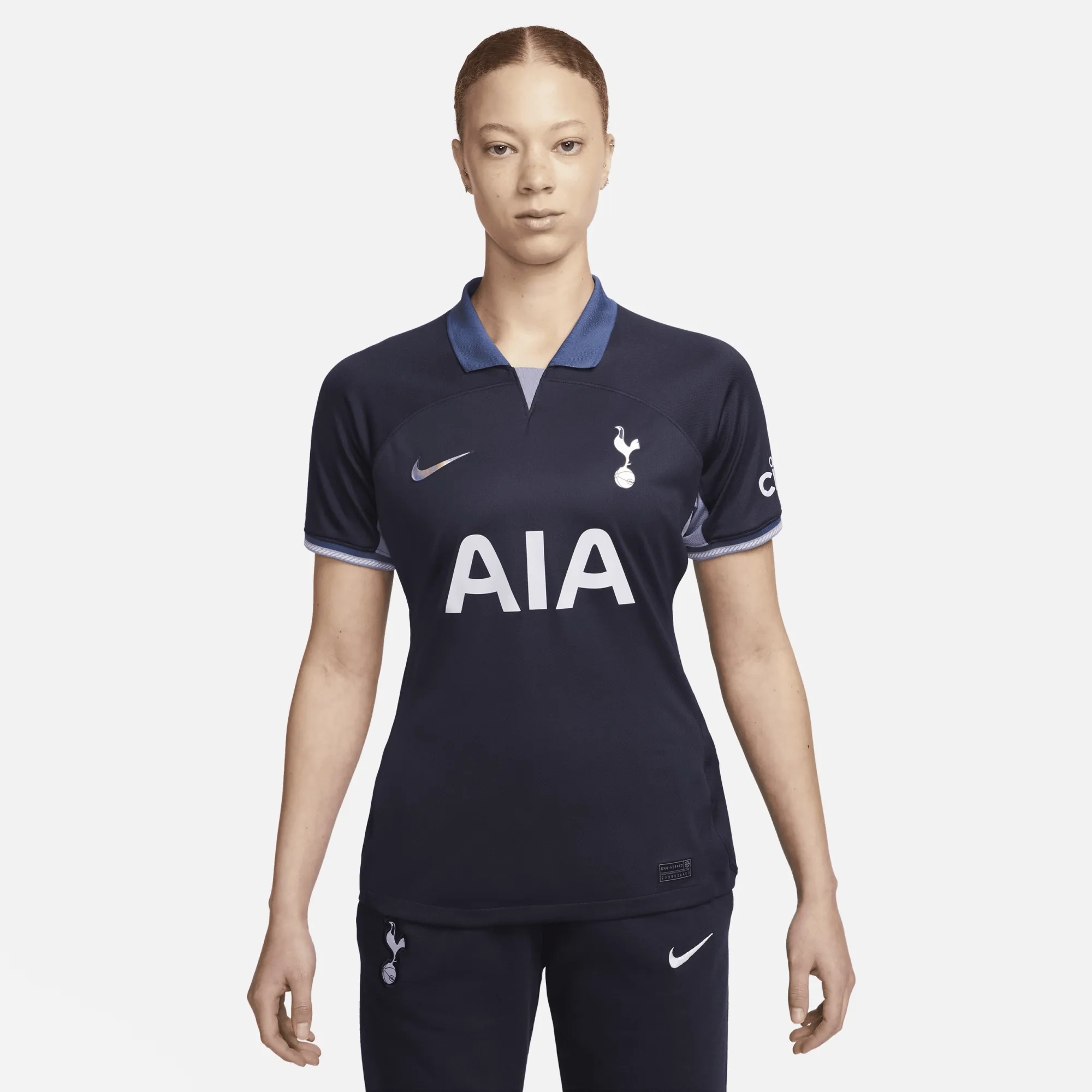 Tottenham Hotspur 2023/24 Stadium Away Women's Nike Dri-FIT Football Shirt - Blue - Recycled Polyester
