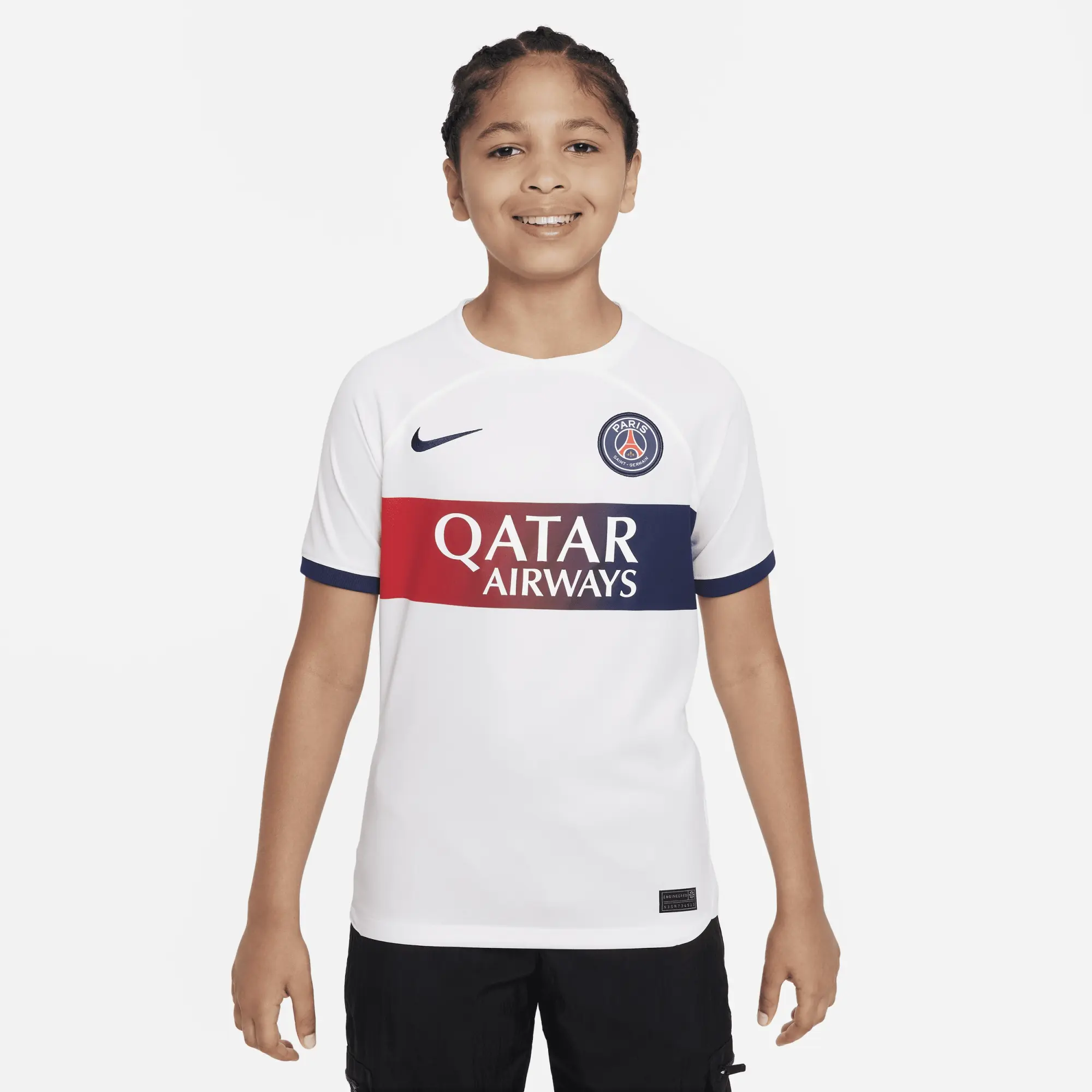 Nike Paris Saint Germain Kids SS Away Shirt 2023/24