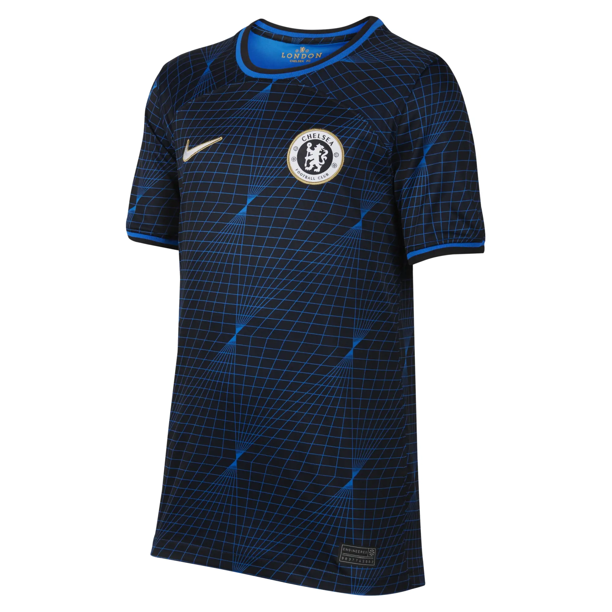 Nike Chelsea 23 24 Kids Dri Fit Stadium SS Away Shirt