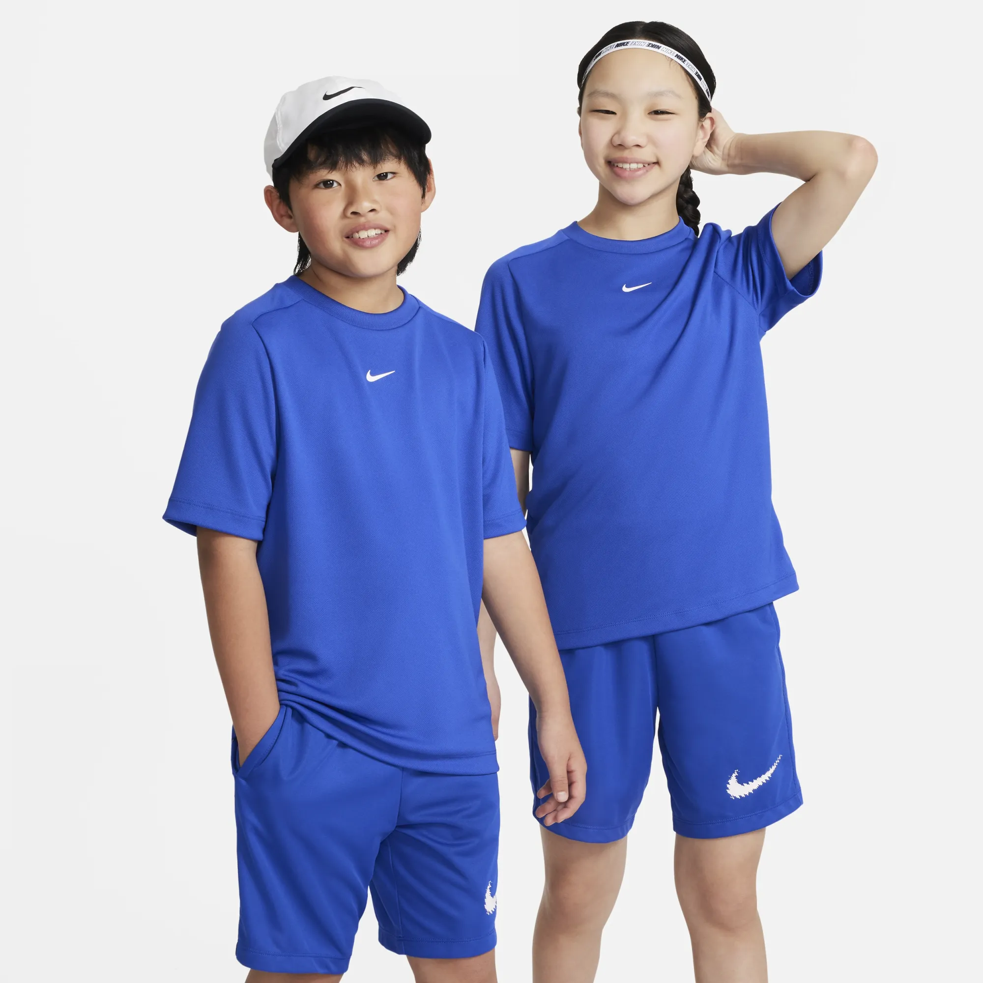 Nike Big Kids T-Shirt Boys - Blue
