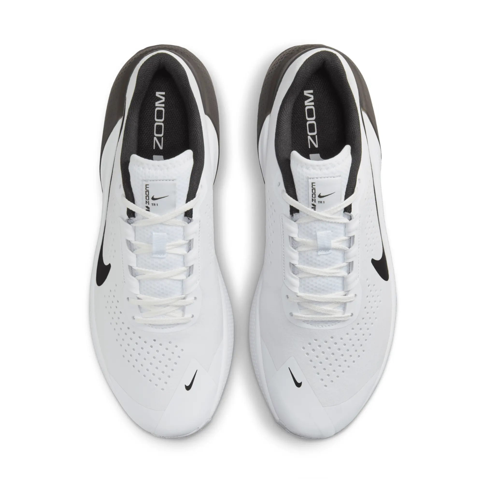 Nike Training Air Zoom Tr 1 Trainers In White And Black