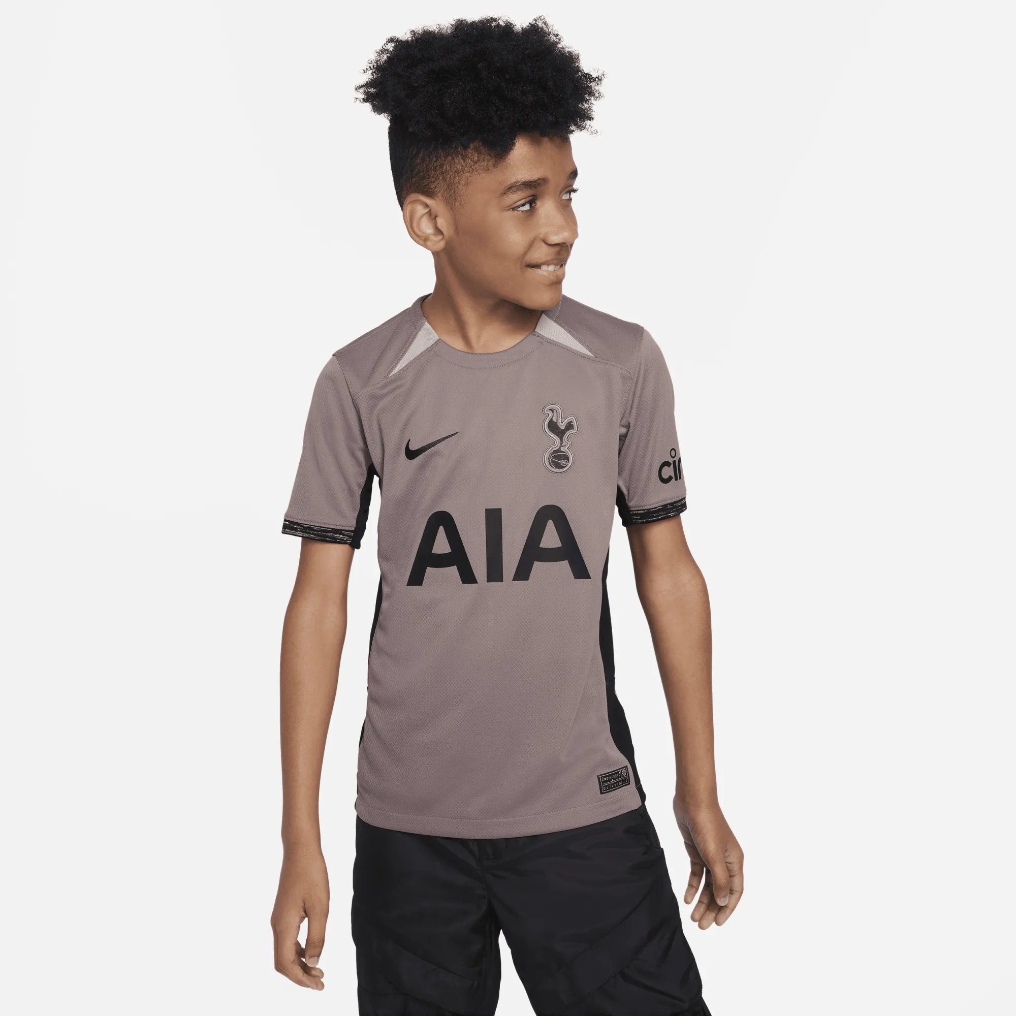 Nike Tottenham Third Shirt 2023/24 Kids - ['Brown']