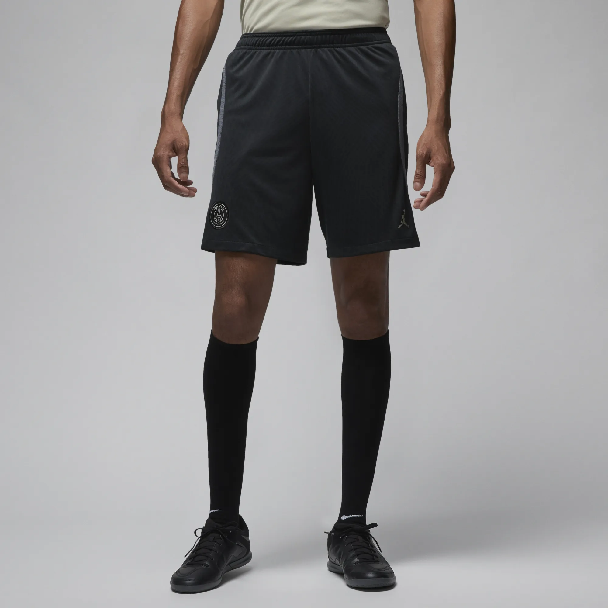 Nike Jordan Paris Saint-Germain Strike Third Men's Jordan Dri-FIT Football Knit Shorts - Black - 75% Recycled Polyester Minimum