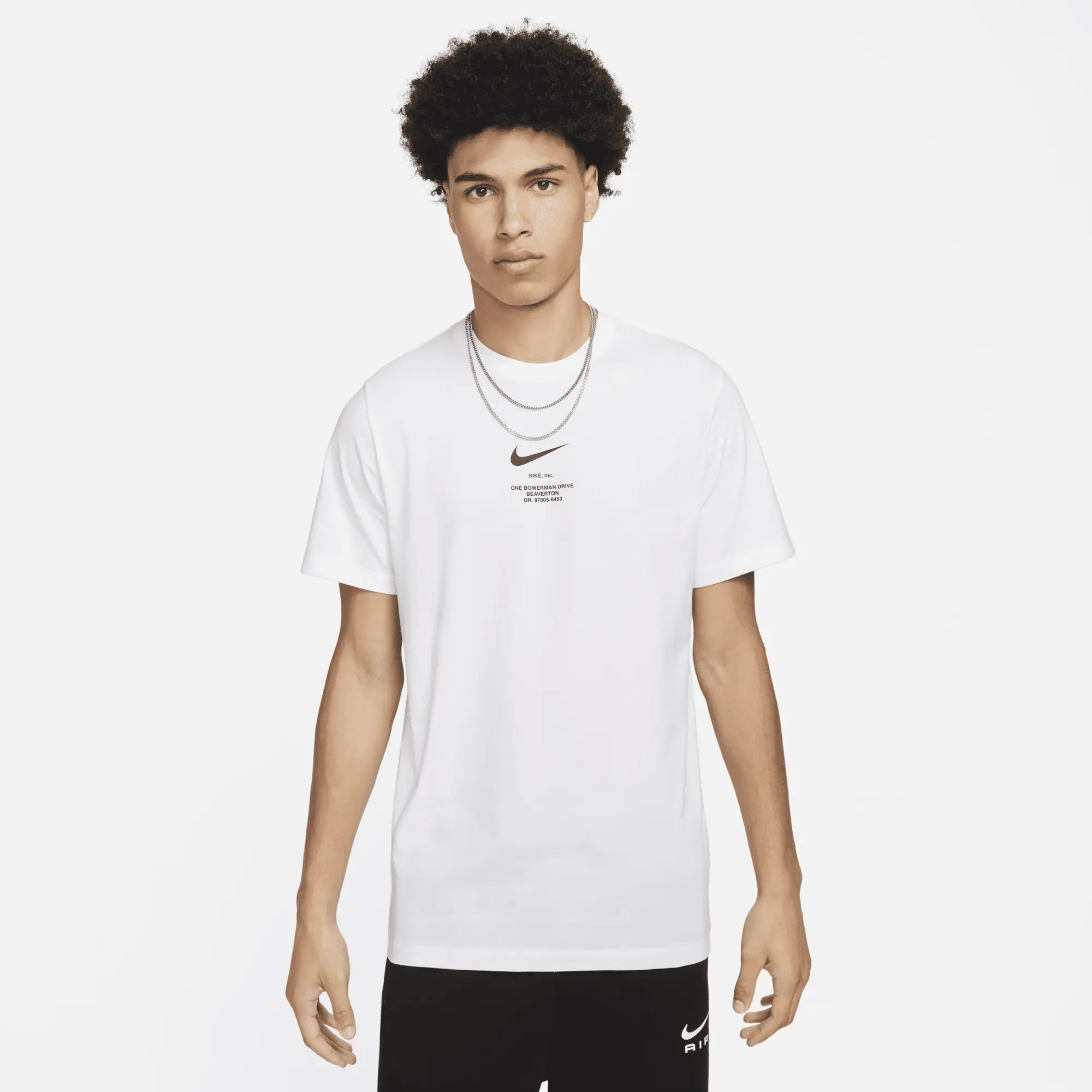 Nike Sportswear Dz2881-100 Short Sleeve T-shirt  2XL Man -