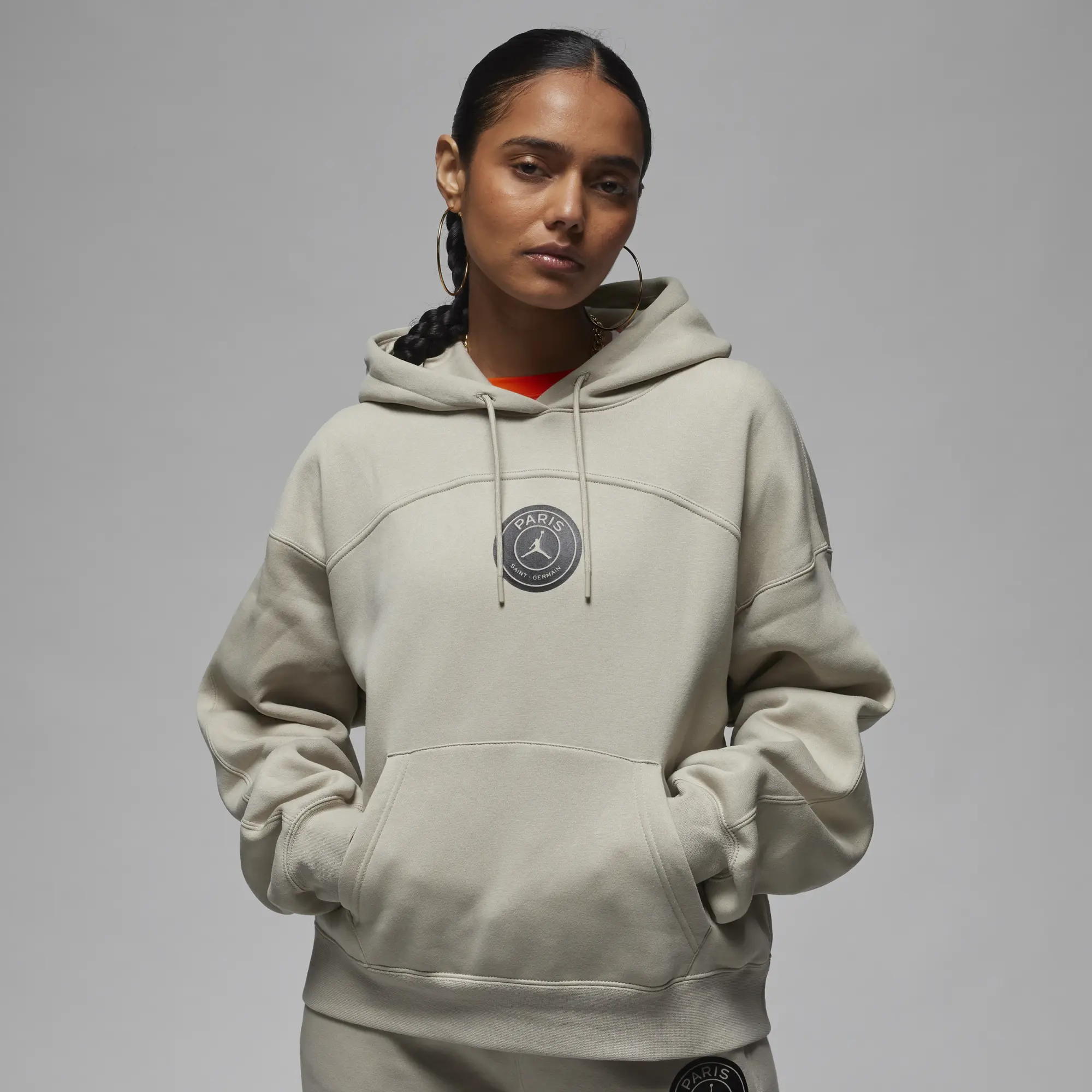 White psg jordan hoodie sale