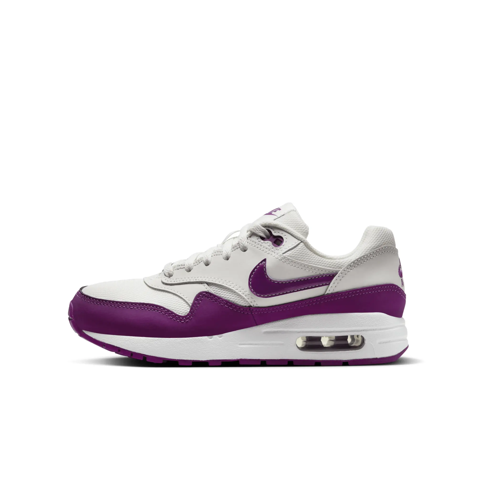 Nike Junior Air Max 1 Trainer - White - Size 2 - White