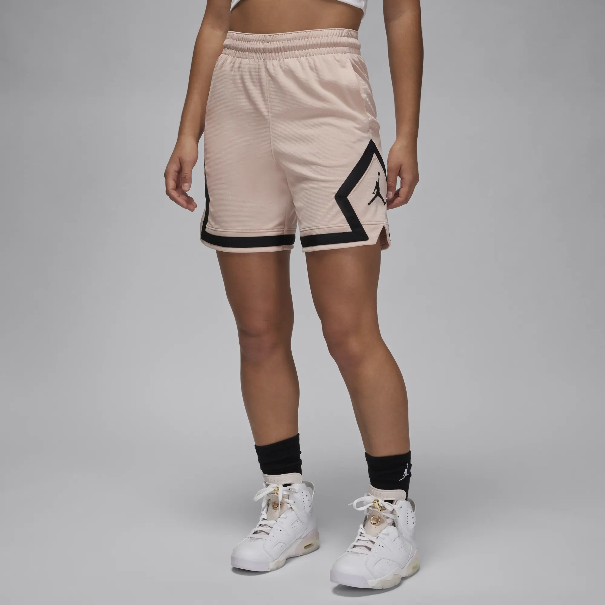 Nike Jordan Jordan Sport Women's Diamond Shorts - Brown - Recycled Polyester/75% Recycled Polyester Minimum