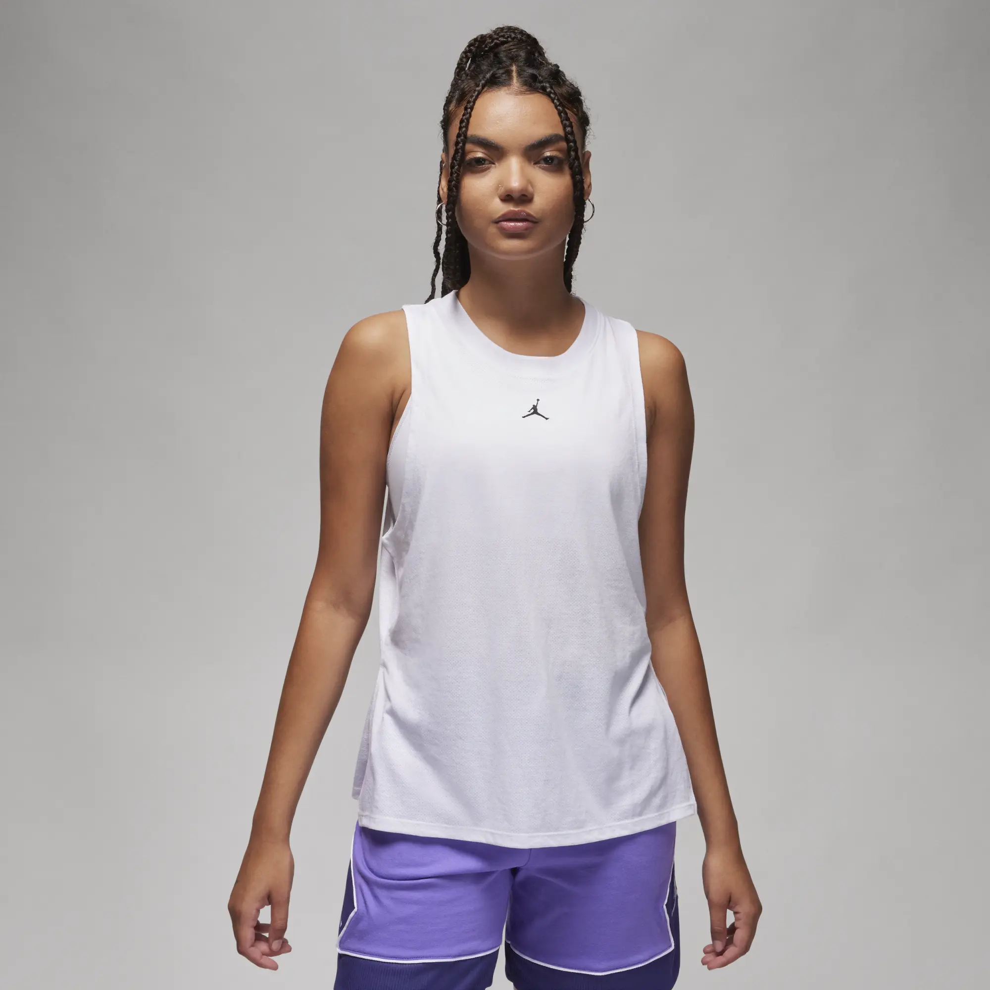 Nike Jordan Jordan Diamond Jumpman Tank Top In White