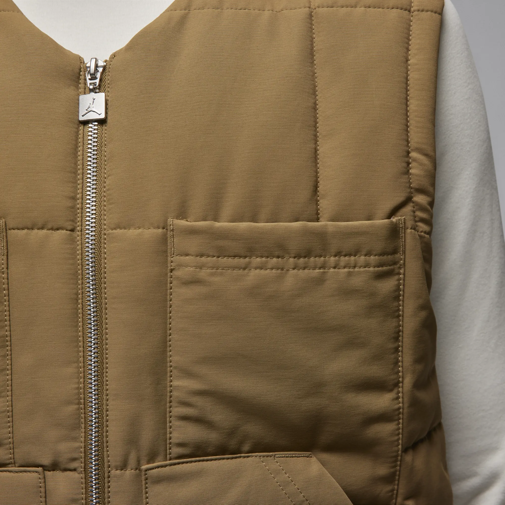 Nike Jordan Women's Gilet - Brown - Cotton/Nylon