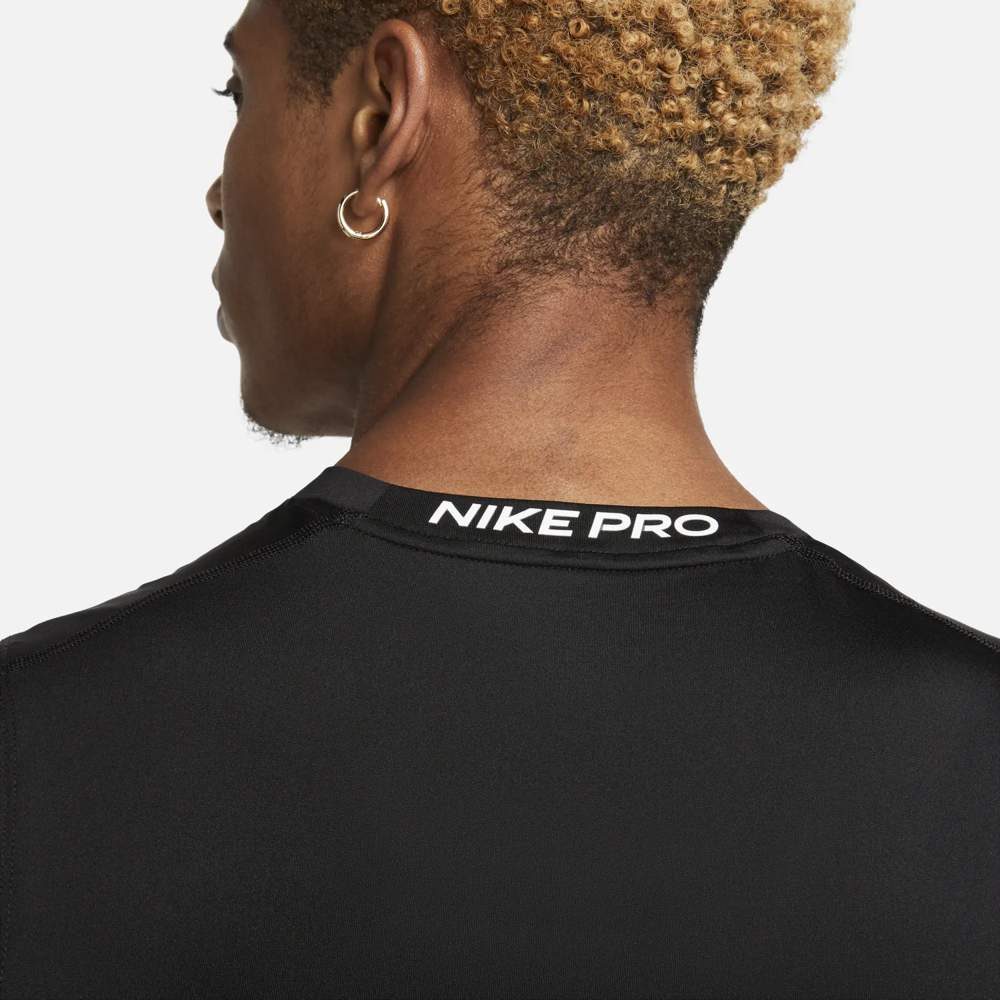 Nike Pro Men's Dri-FIT Tight Sleeveless Fitness Top - Black - 75% Recycled Polyester Minimum