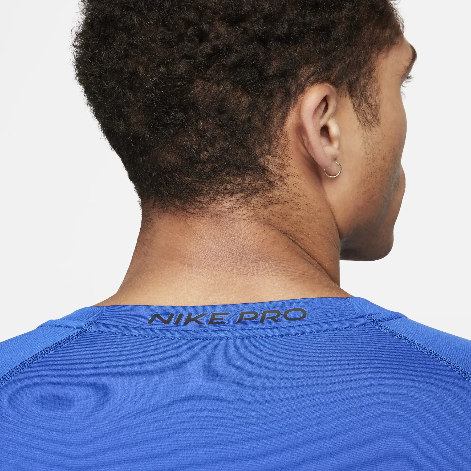 Nike Training Pro Dri-Fit Tight Long Sleeve In Royal Blue