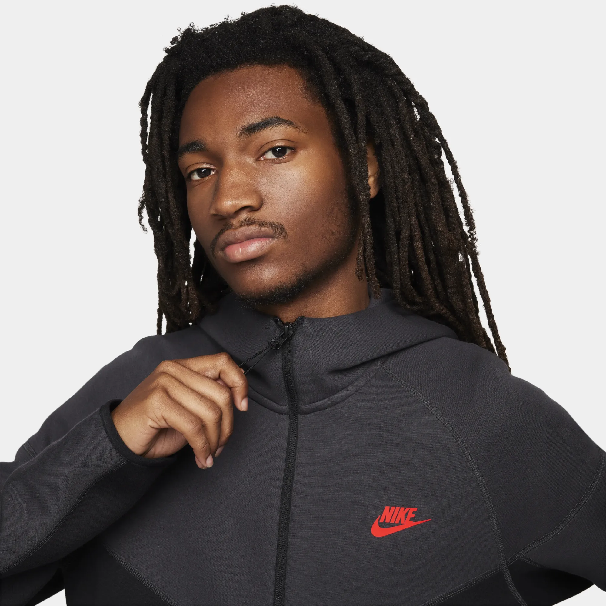 Nike Tech Fleece Windrunner Full Zip Hoodie - Black - Size S