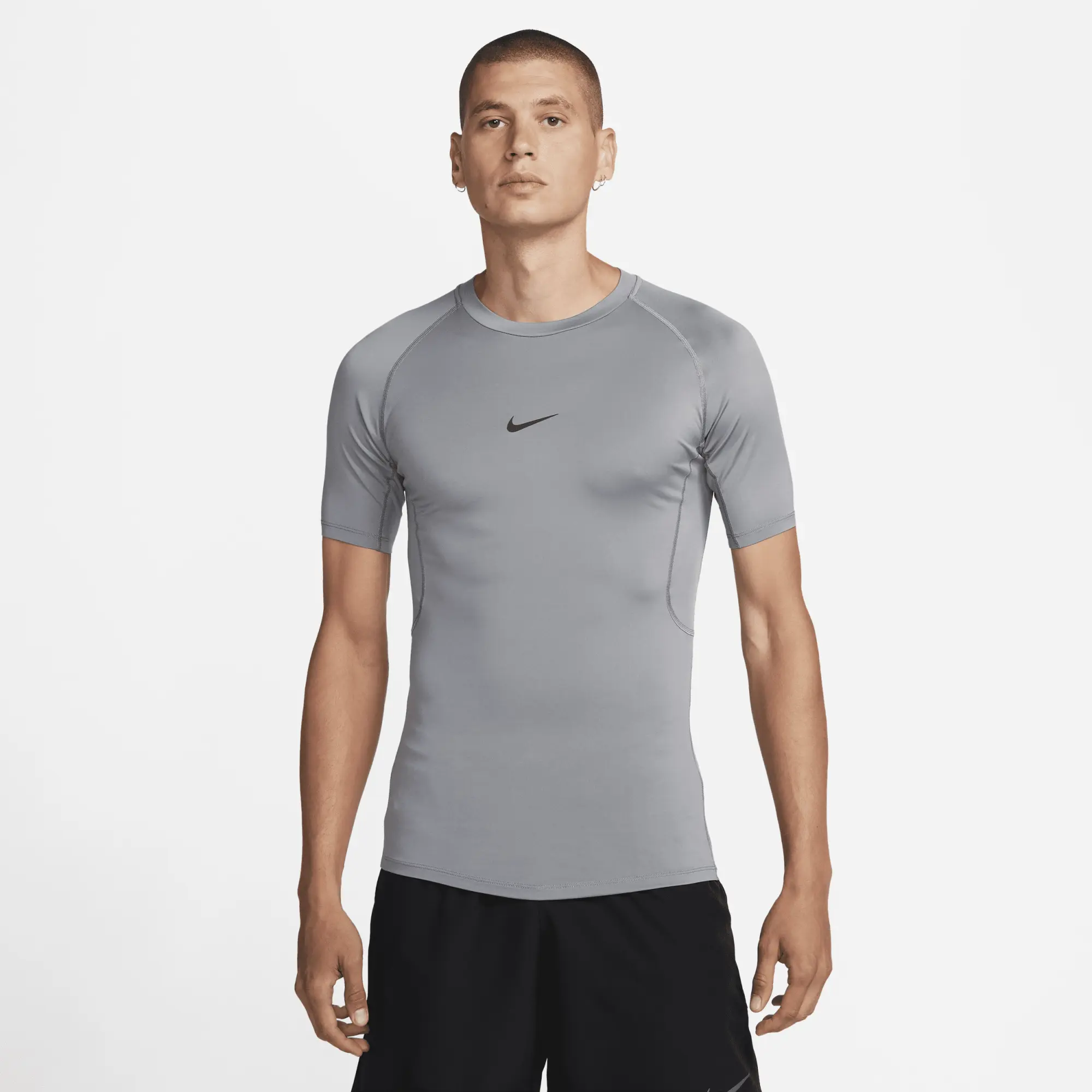 Nike - Fitness Jersey Pro Grey SS